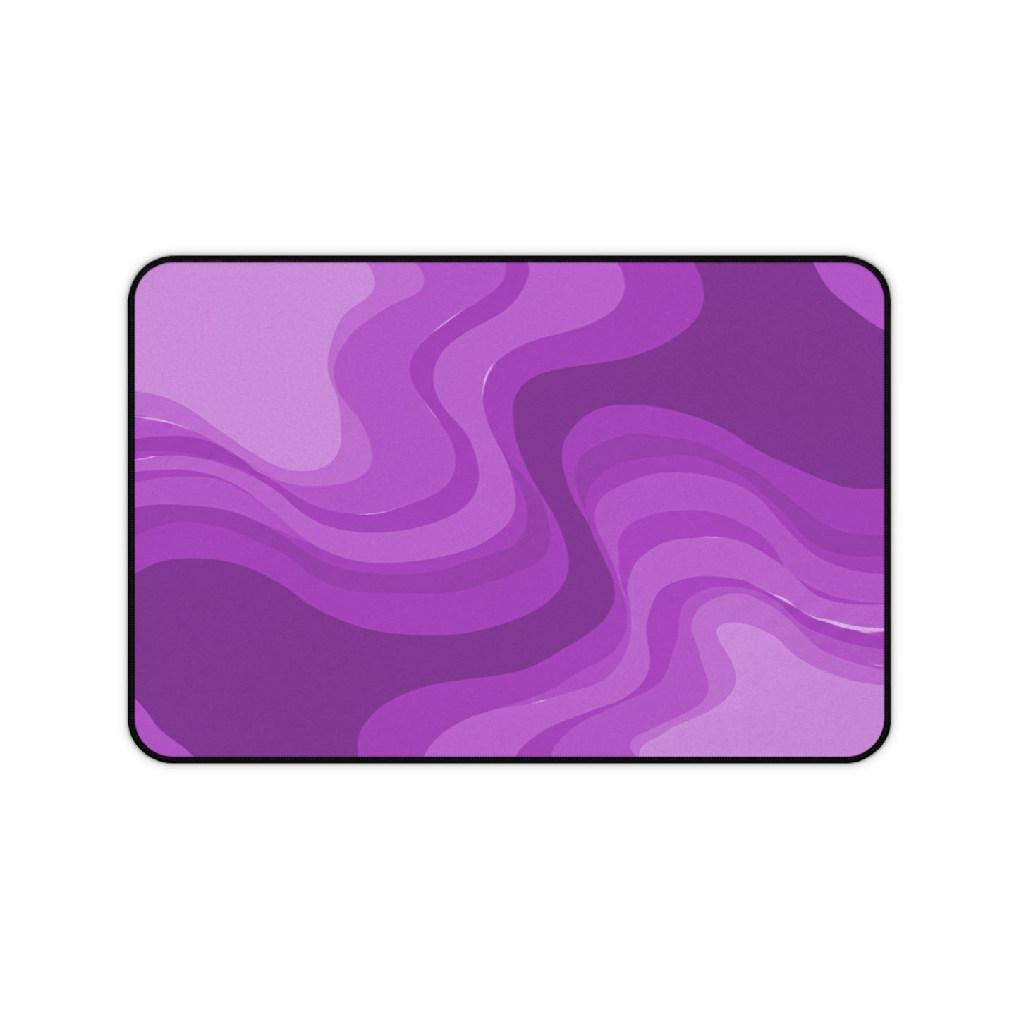 Wavey Purple Wavey 12" x 18" Desk Mat