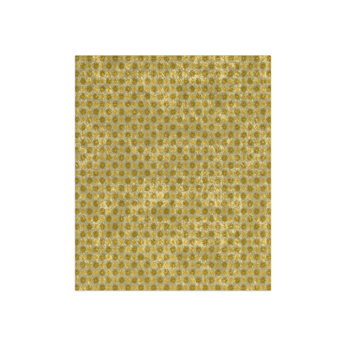 Lemongrass Star-crossed Bodies Crushed Velvet Blanket, 50" x 60"