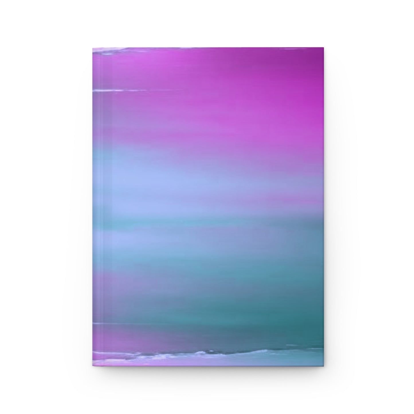 Dark Blue Green Sea Purple Fog 5.75" x 8" Hardcover Journal Matte with 150 lined pages