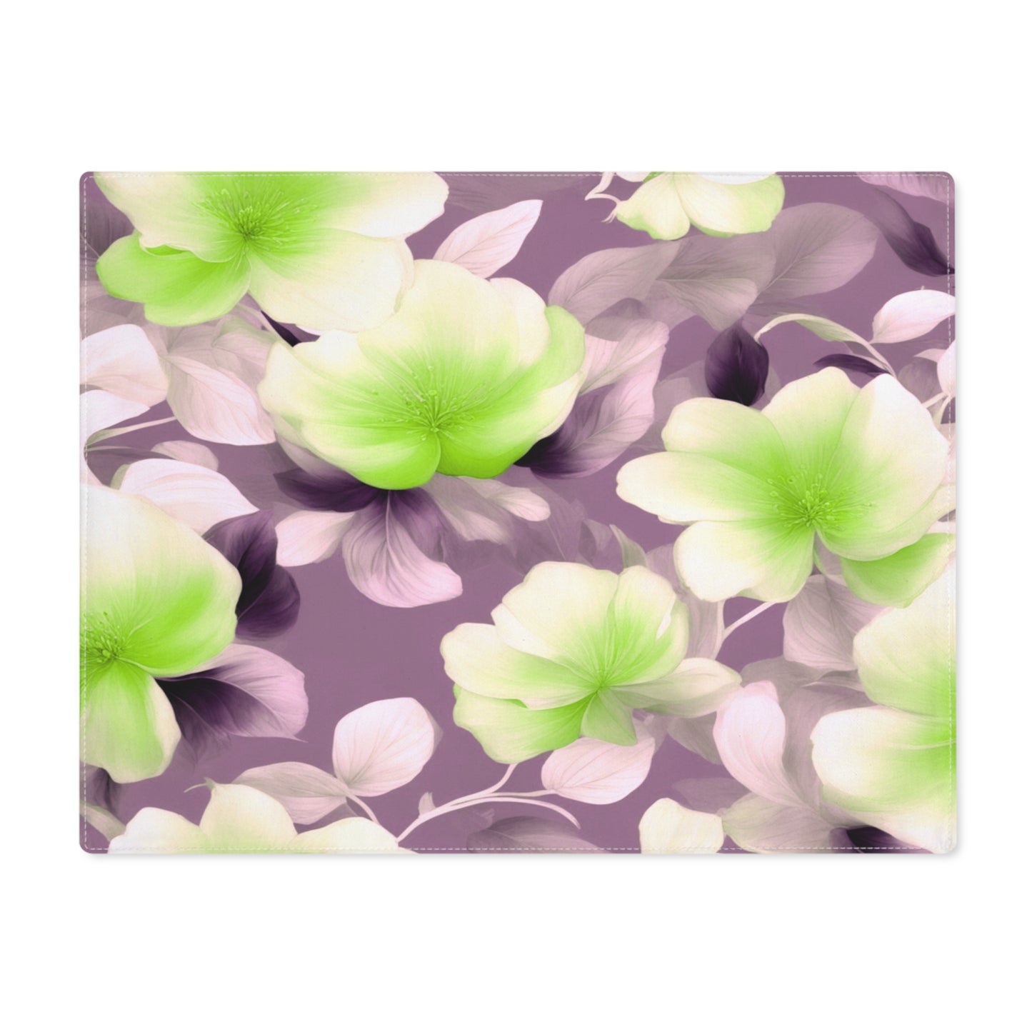 Lime Lavender Floral Bunch Placemat, 1 pc
