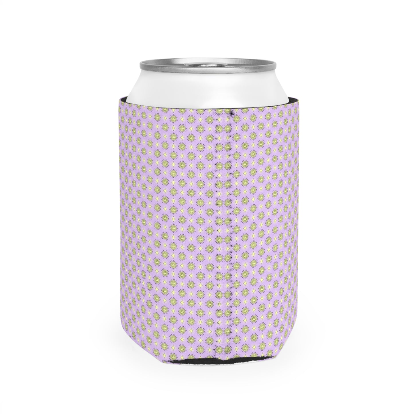 Magenta Star-crossed Bodies 12 oz Can Cooler Sleeve