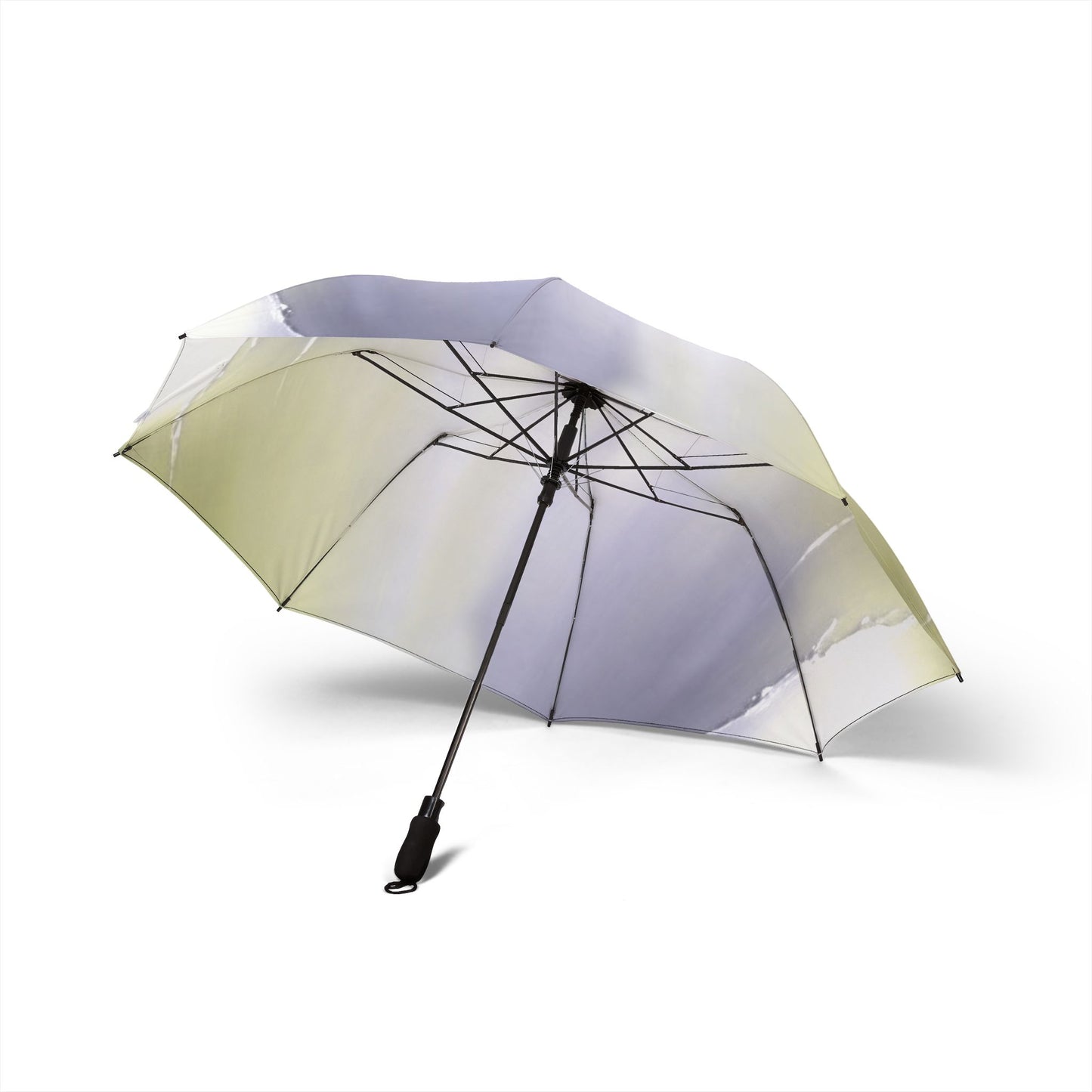 Lavender Sea Golden Fog Foldable Umbrella - Compact & Chic