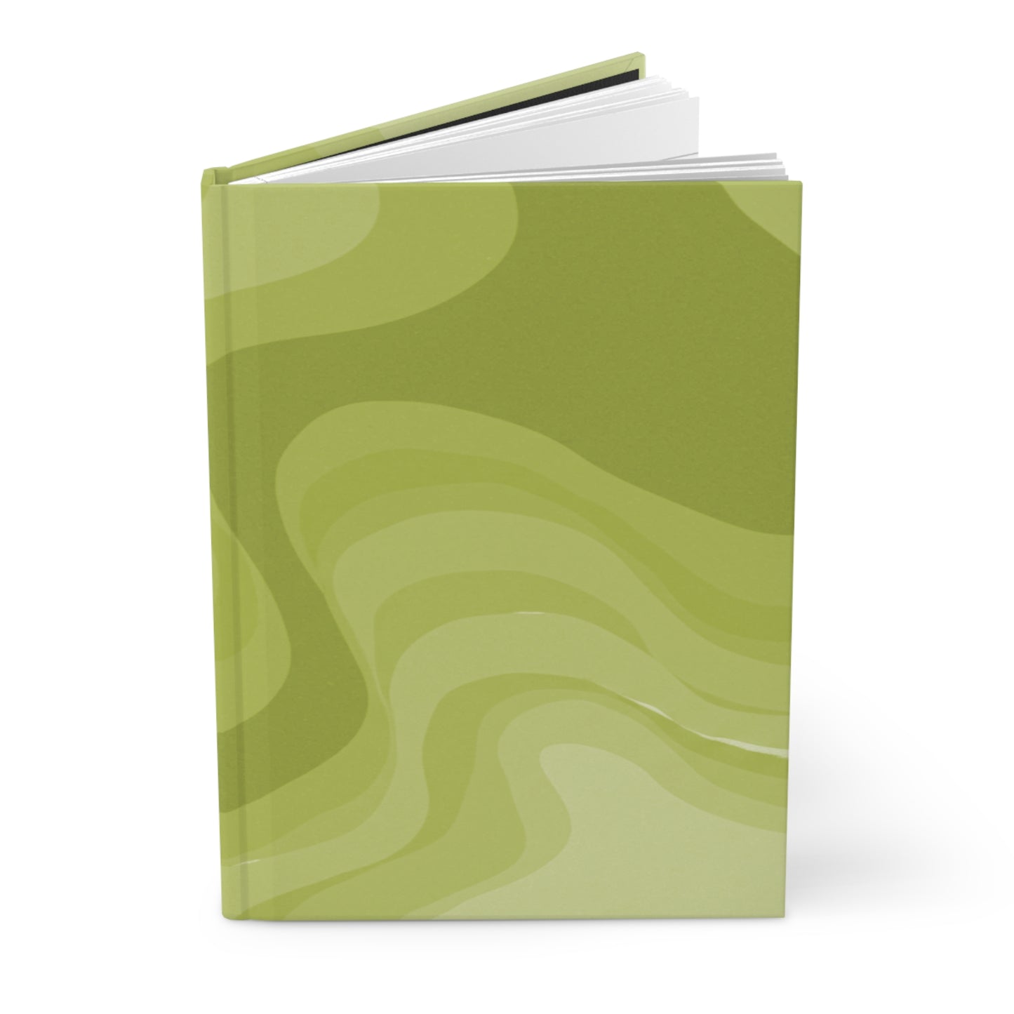 Lemon Wavey 5.75" x 8" Hardcover Journal Matte with 150 lined pages
