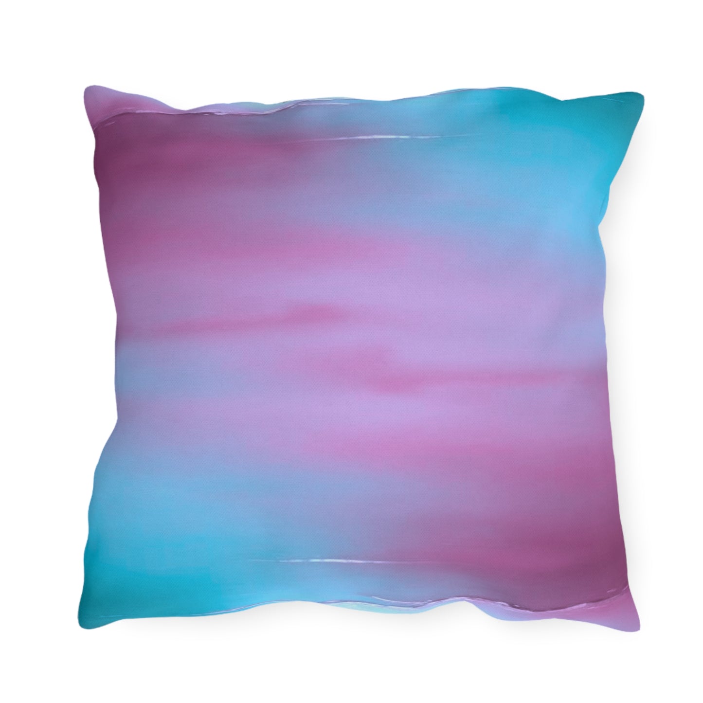 Wine Sea Blue Fog 18" x 18" Outdoor Pillow