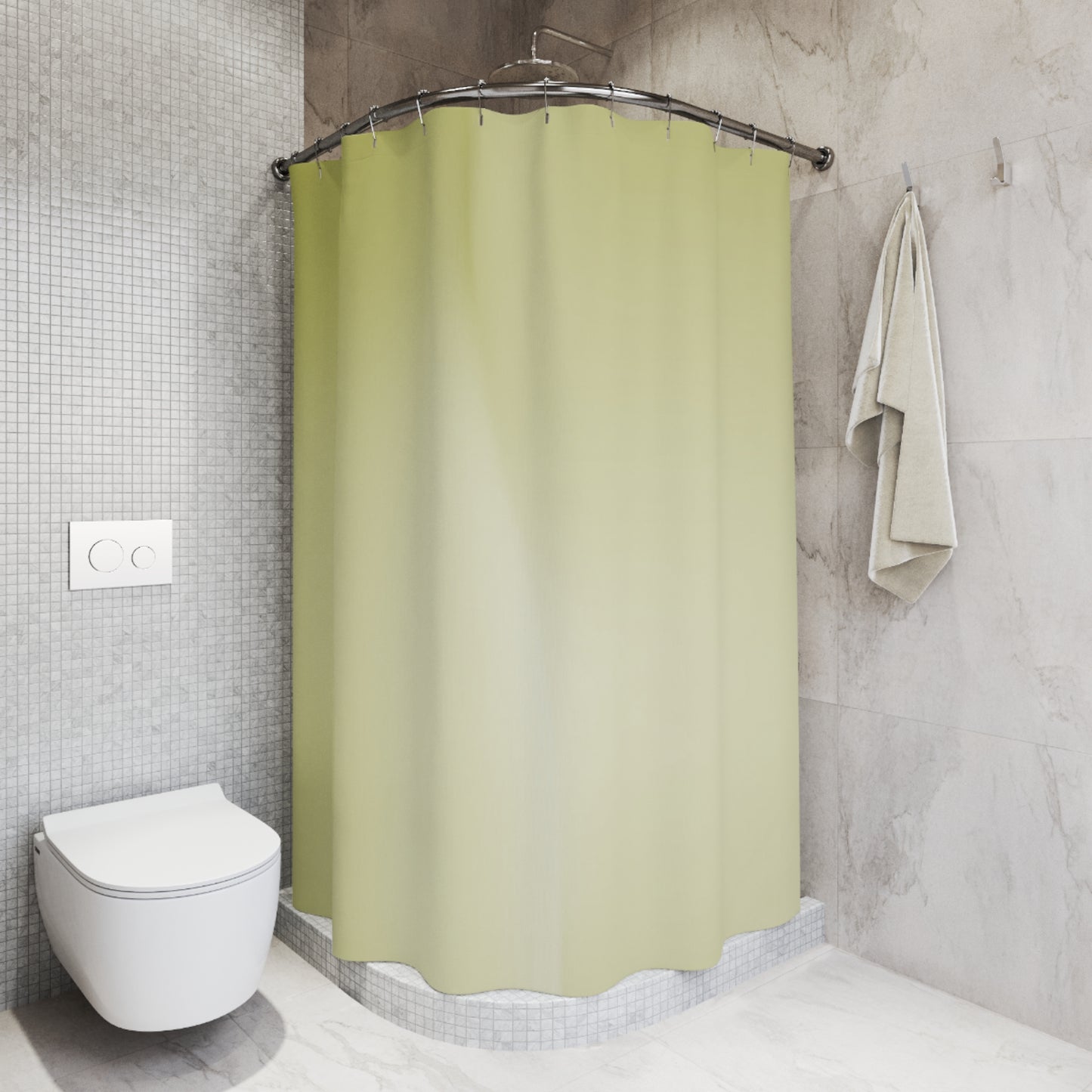 Lemon Fade Shower Curtains, 71" x 74"