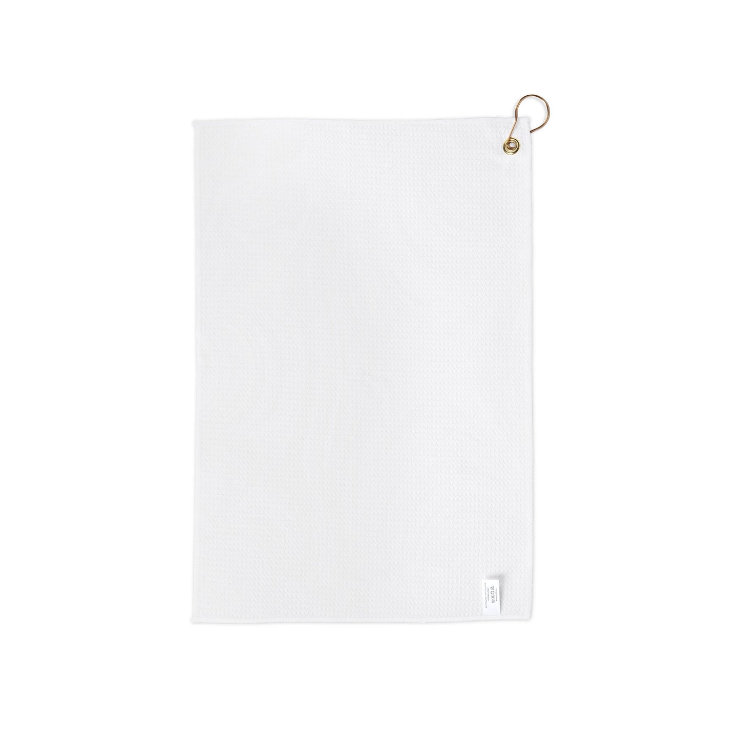 Uzi Spiral Powder Lavender Golf Towel, 16" x 24"