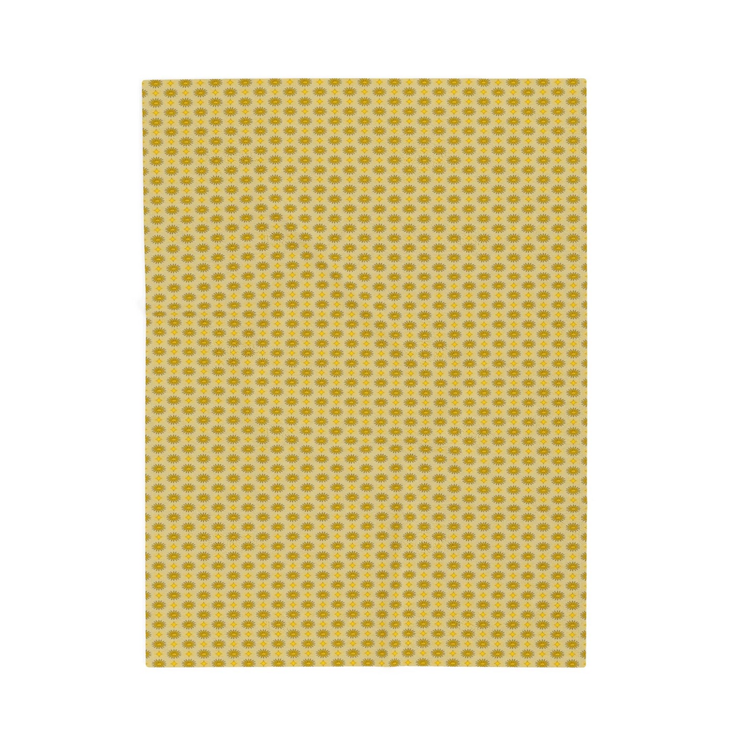 Lemongrass Star-crossed Bodies Velveteen Plush Blanket, 30" x 40"