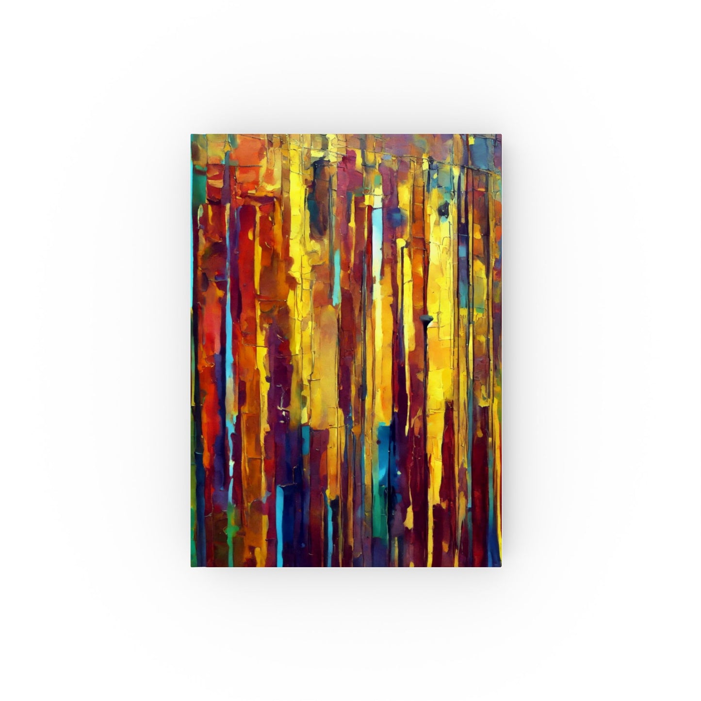 Striped Alpha 5.2" x 7.4" Hard Backed Journal with 128 blank pages