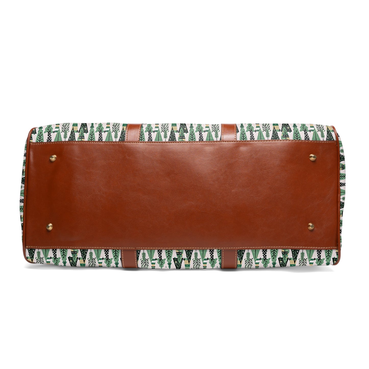 Mini Vintage Green Trees Waterproof Travel Bag, 20' x 12'