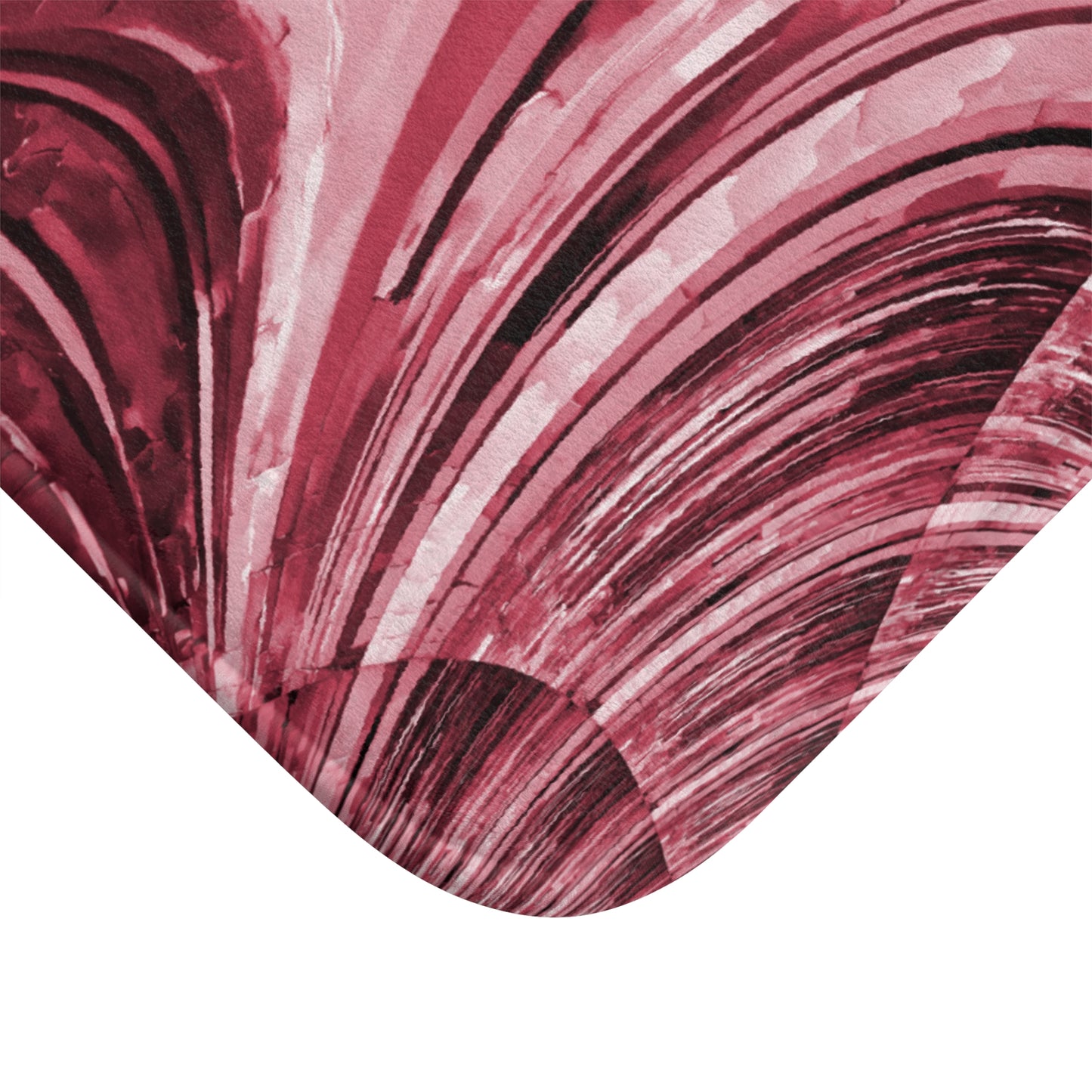 Uzi Spiral Ruby 34" x 21" Bath Mat