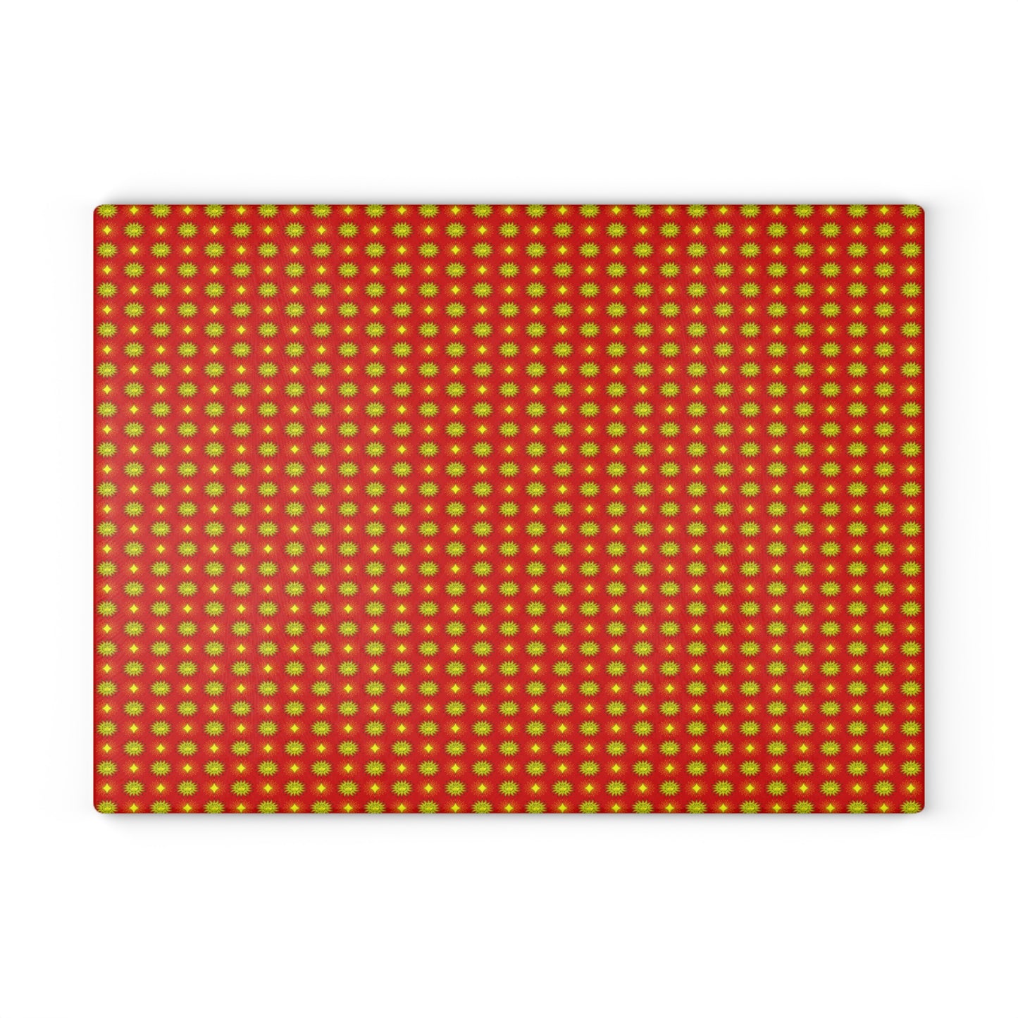 Late Evening Star-crossed Bodies Glass Cutting Board, 11" x 15"