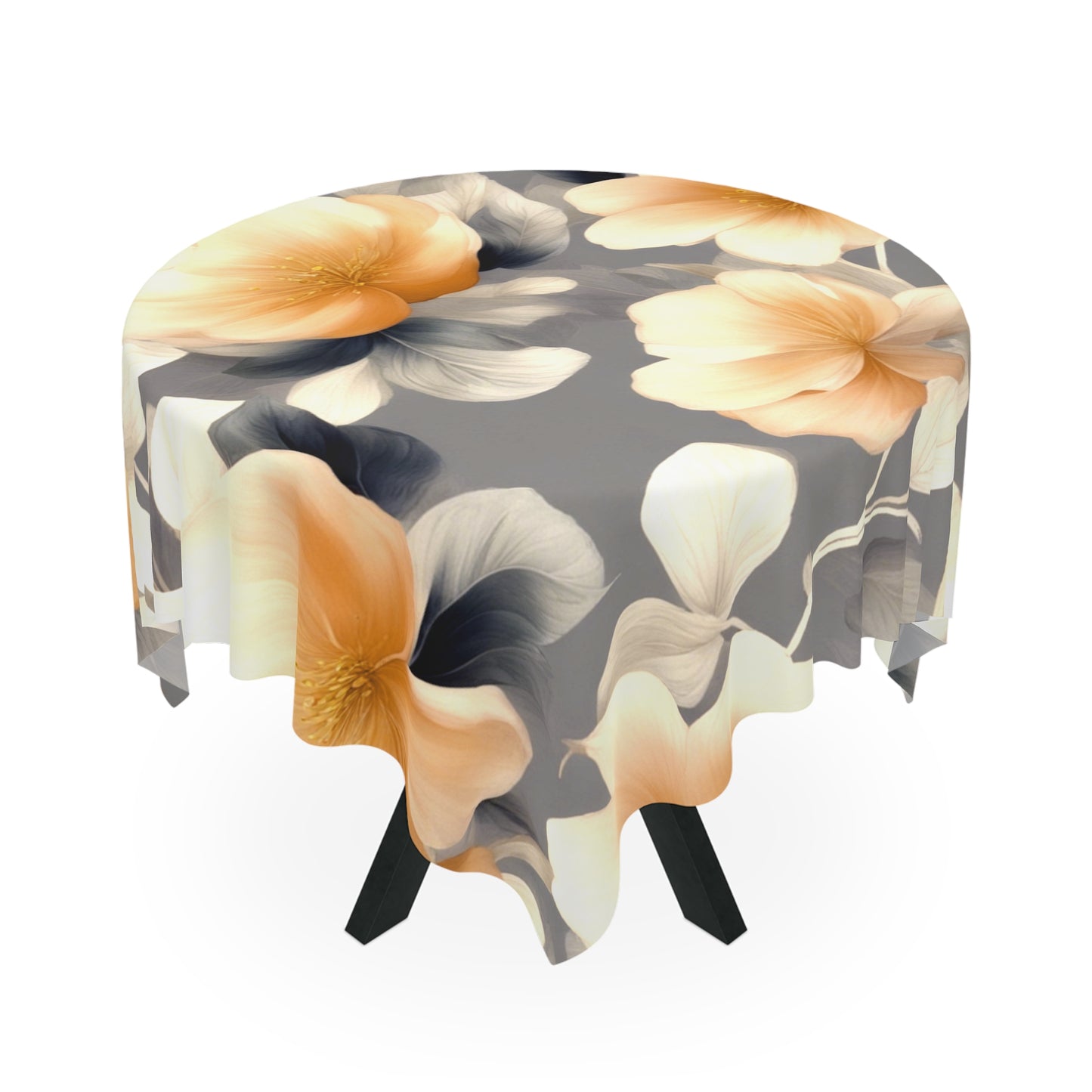 Soft Blossom Floral Bunch Tablecloth, 55" x 55"