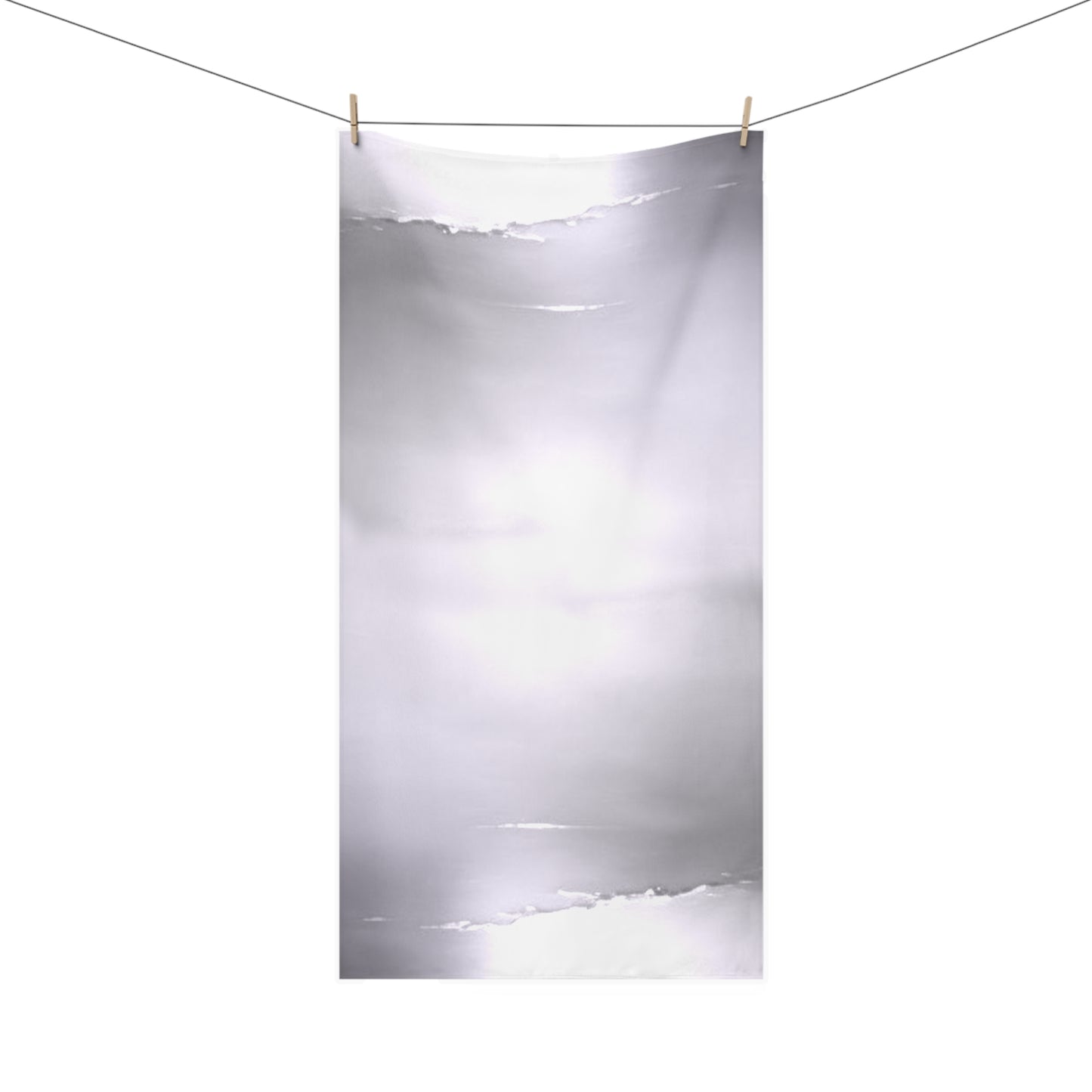 Sephia Sea Dark Fog 30" x 60" Mink-Cotton Towel (50% polyester, 50% cotton)