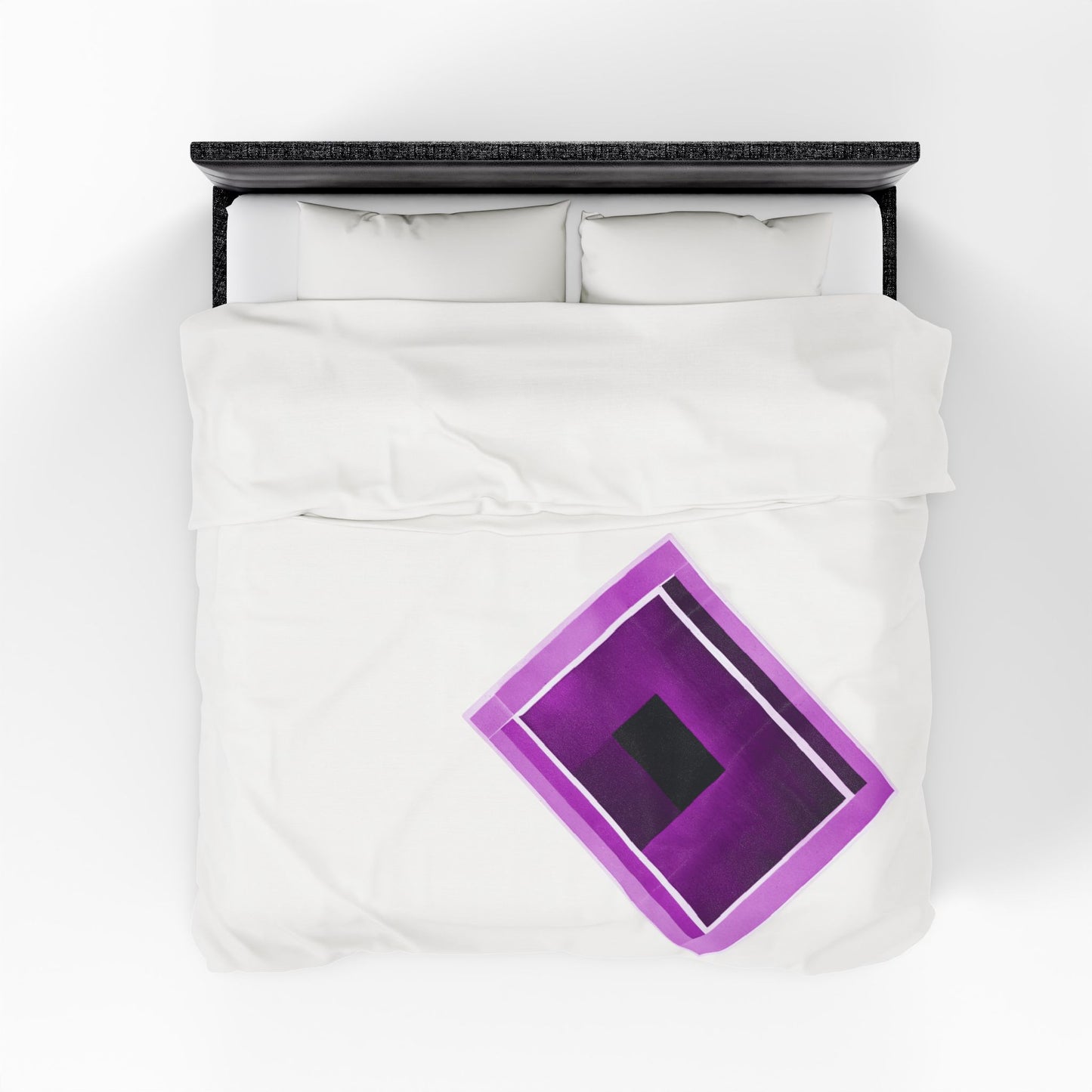Magenta Shadow Velveteen Plush Blanket, 30" x 40"