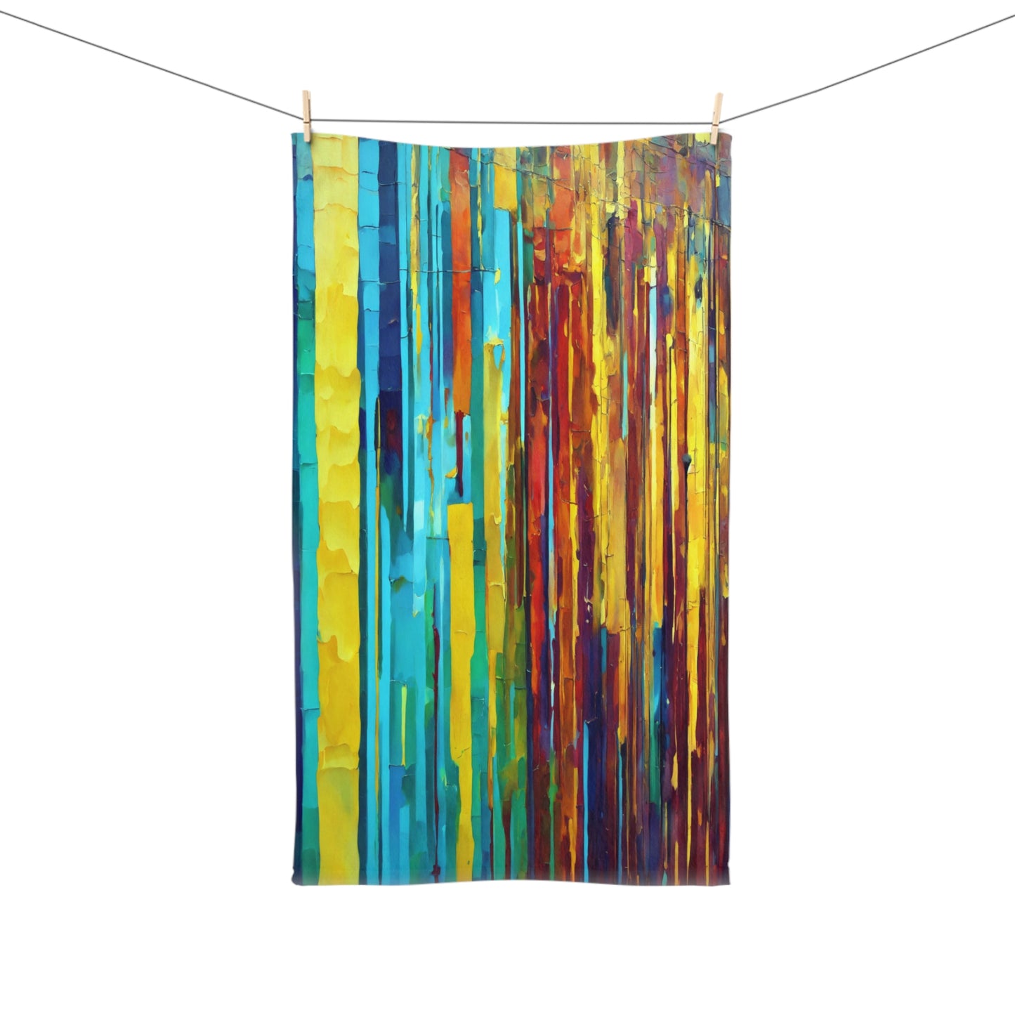 Striped Alpha Hand Towel, 16" x 28"