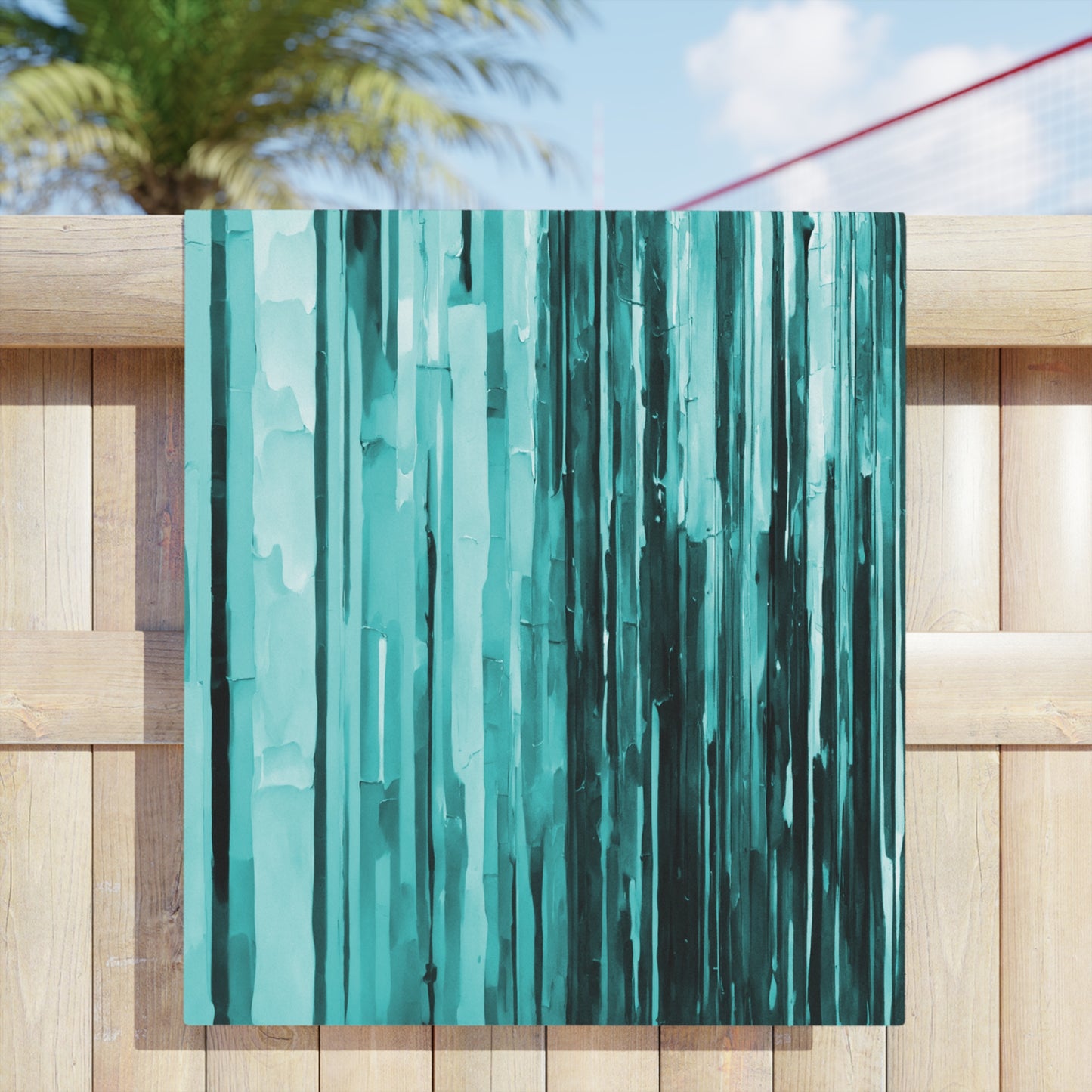 Striped Tif Beach Towel, 18" x 27"