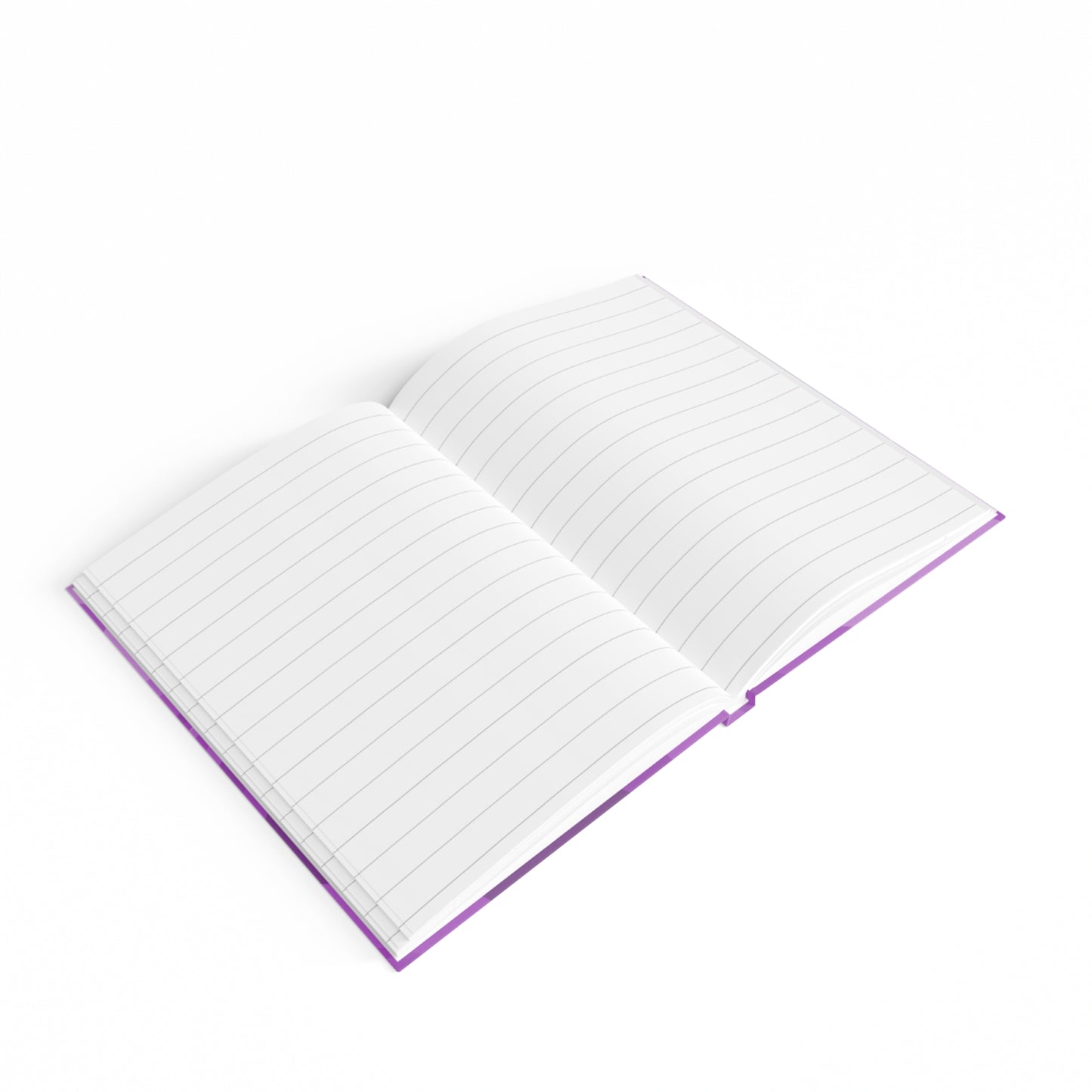 Wavey Purple Wavey 5" x 7" Journal - 128 Ruled Line pages