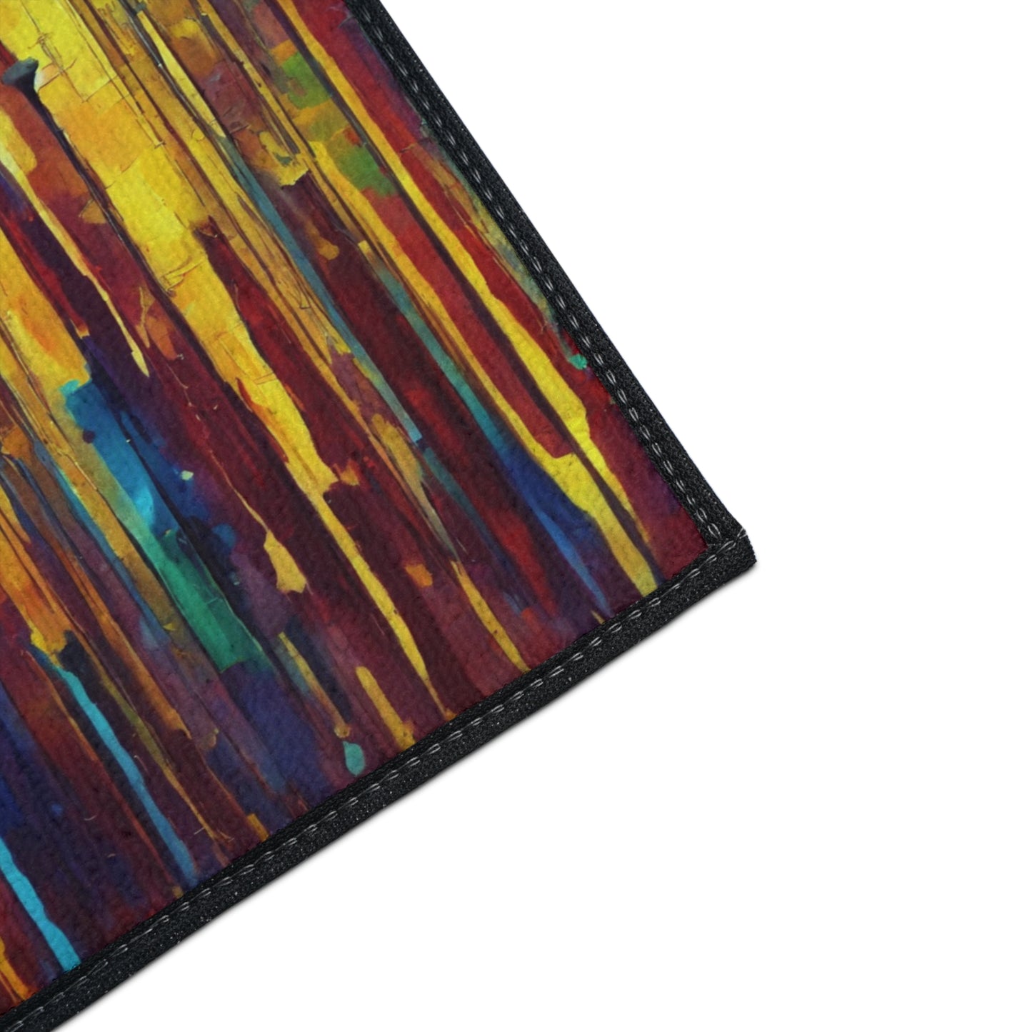 Striped Alpha 24" x 36" Heavy Duty Floor Mat