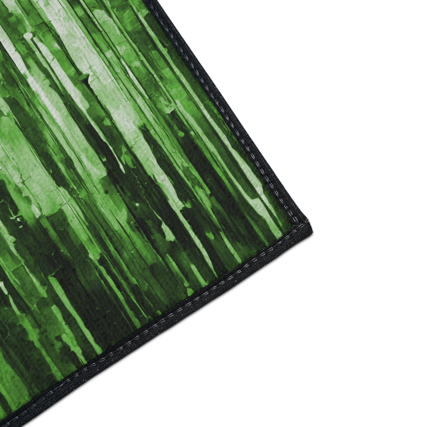 Striped Mint Pastel 18" x 27" Heavy Duty Floor Mat