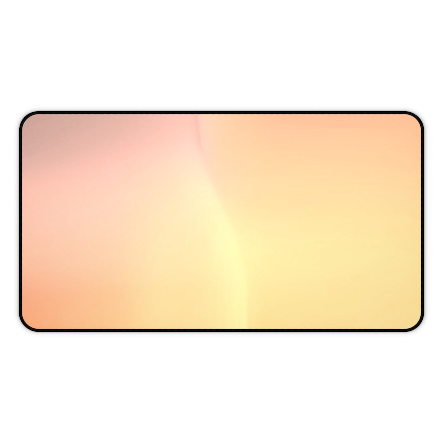 Hot Peach Fade 12" x 22" Desk Mat
