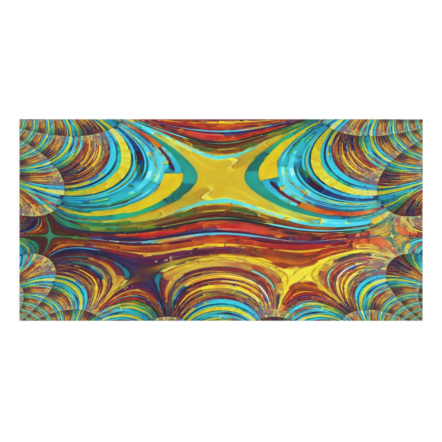 Uzi Spiral Alpha Mink-Cotton Towel (50% polyester, 50% cotton), 30" x 60"