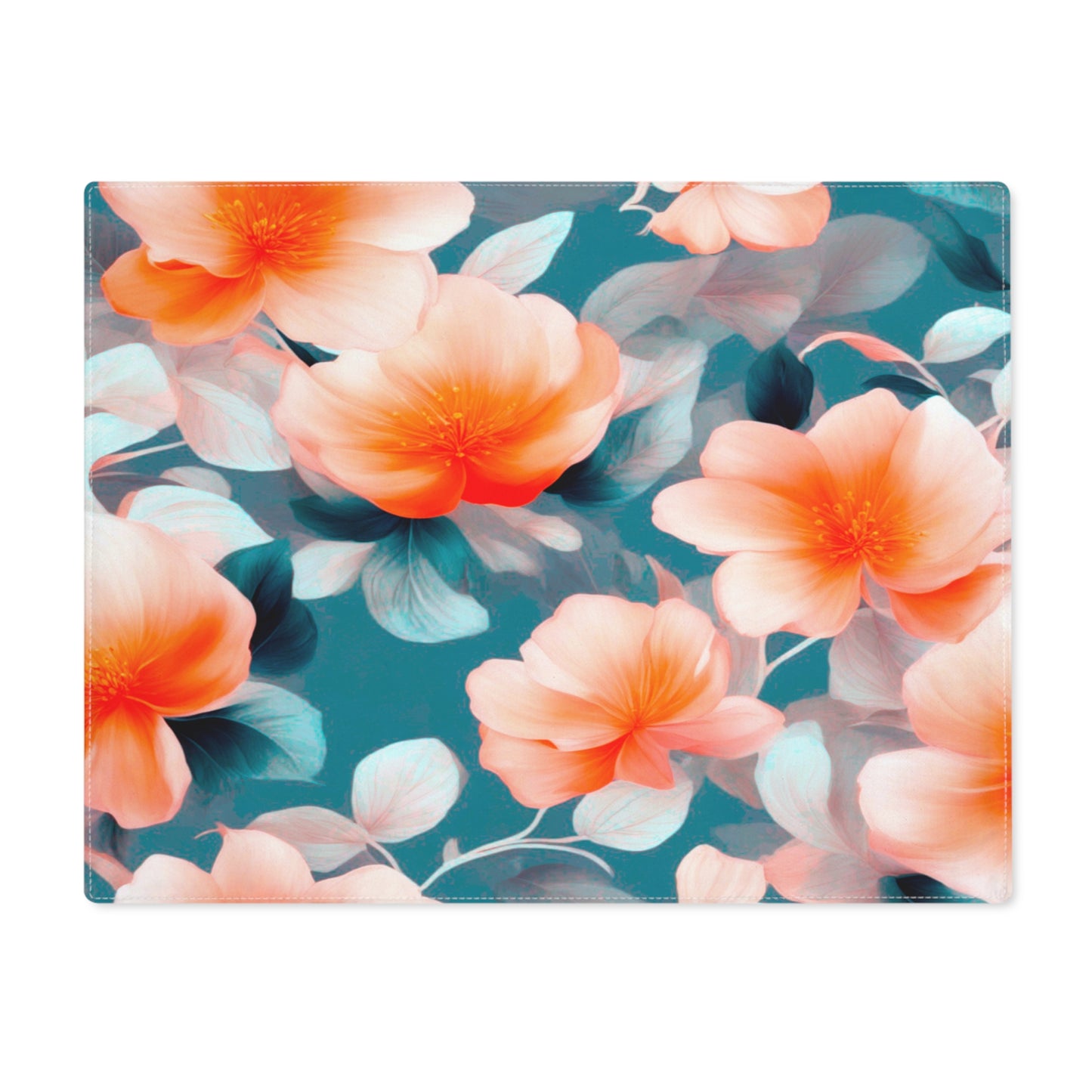 Orange Blossom Floral Bunch Placemat, 1 pc