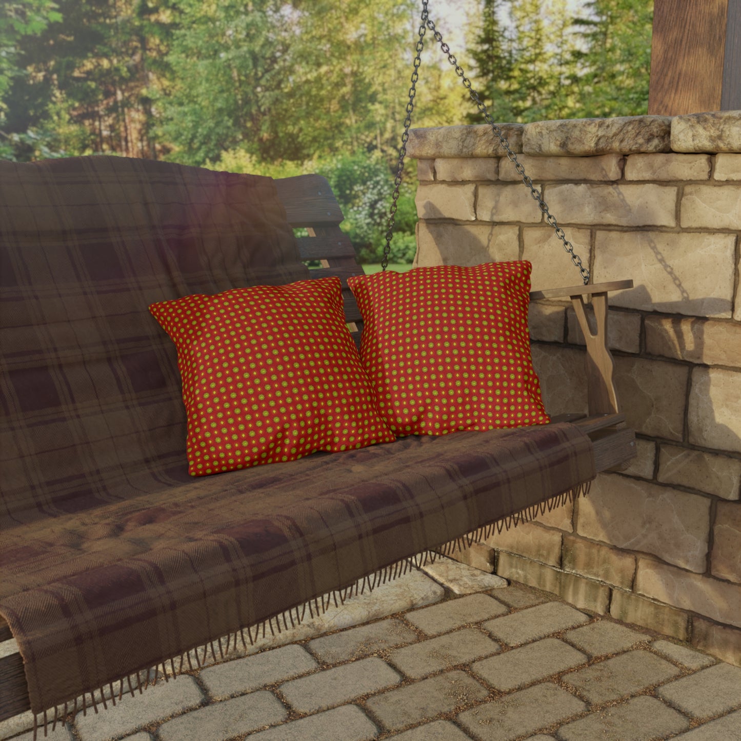 Late Evening Star-crossed Bodies 16" x 16" Outdoor Pillows