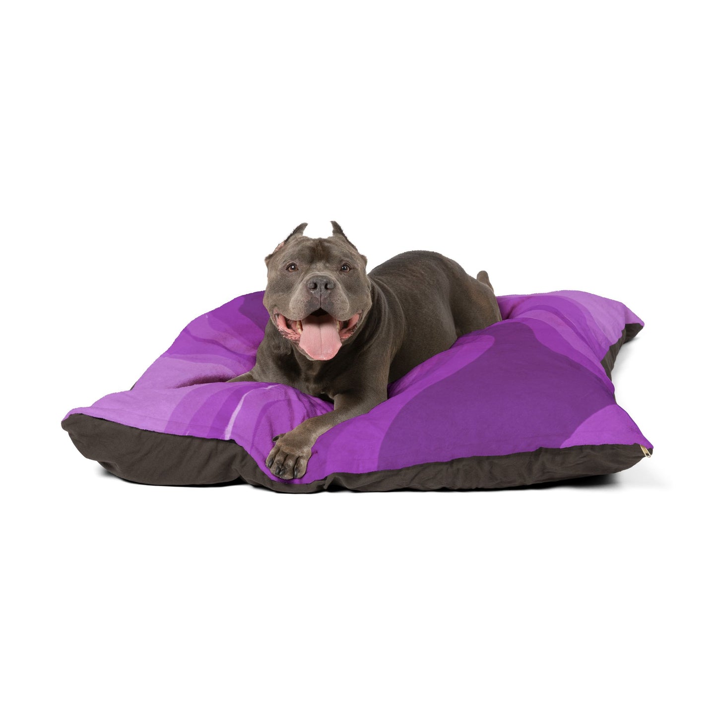 Wavey Purple Wavey 50" × 40" Pet Bed