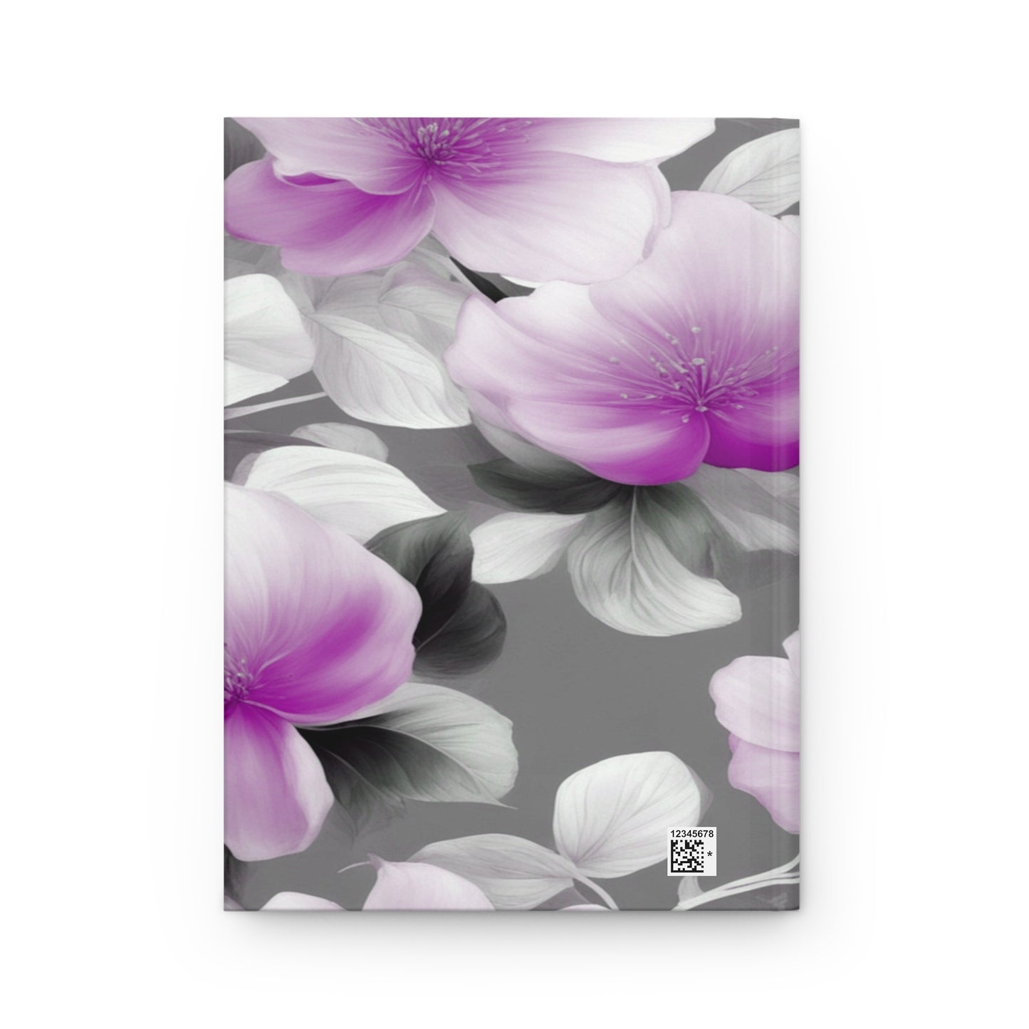 Purple Blossom Floral Bunch Hardcover Journal Matte with 150 lined pages, 5.75" x 8"