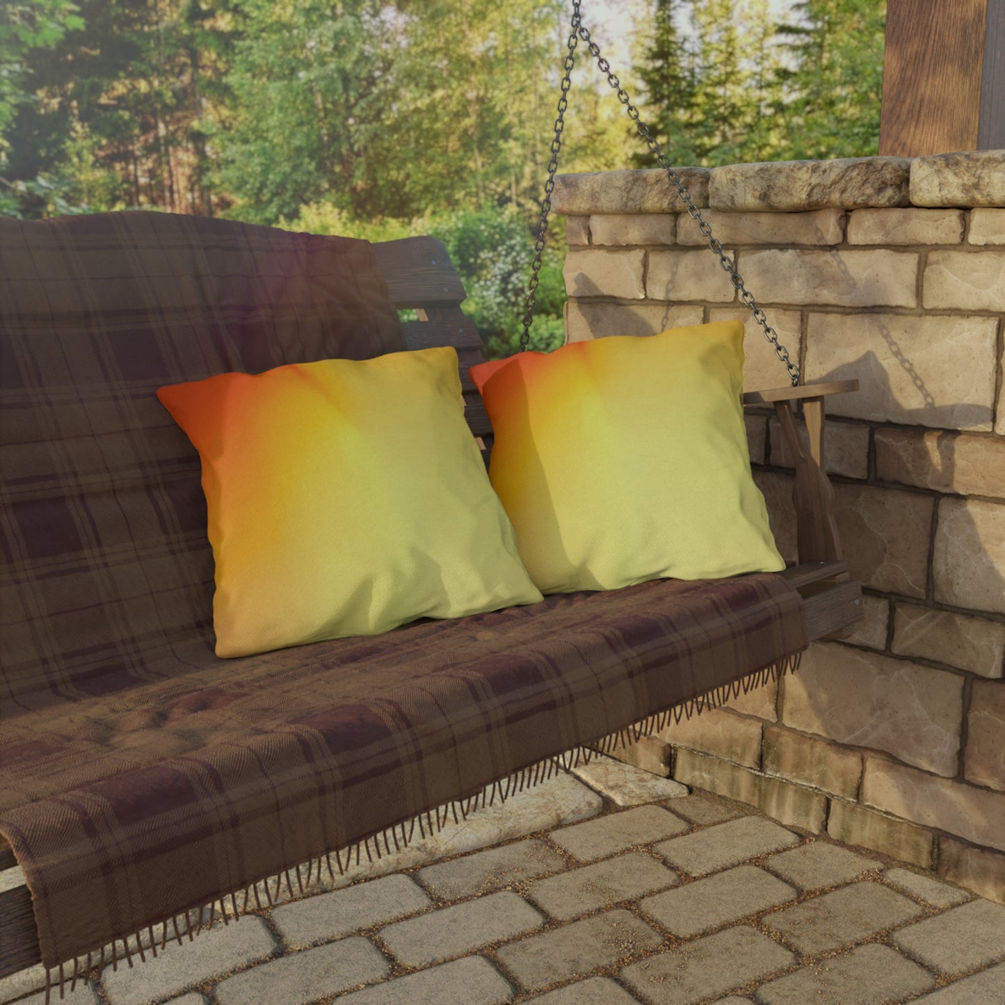 Phoenix Fade 18" x 18" Outdoor Pillow
