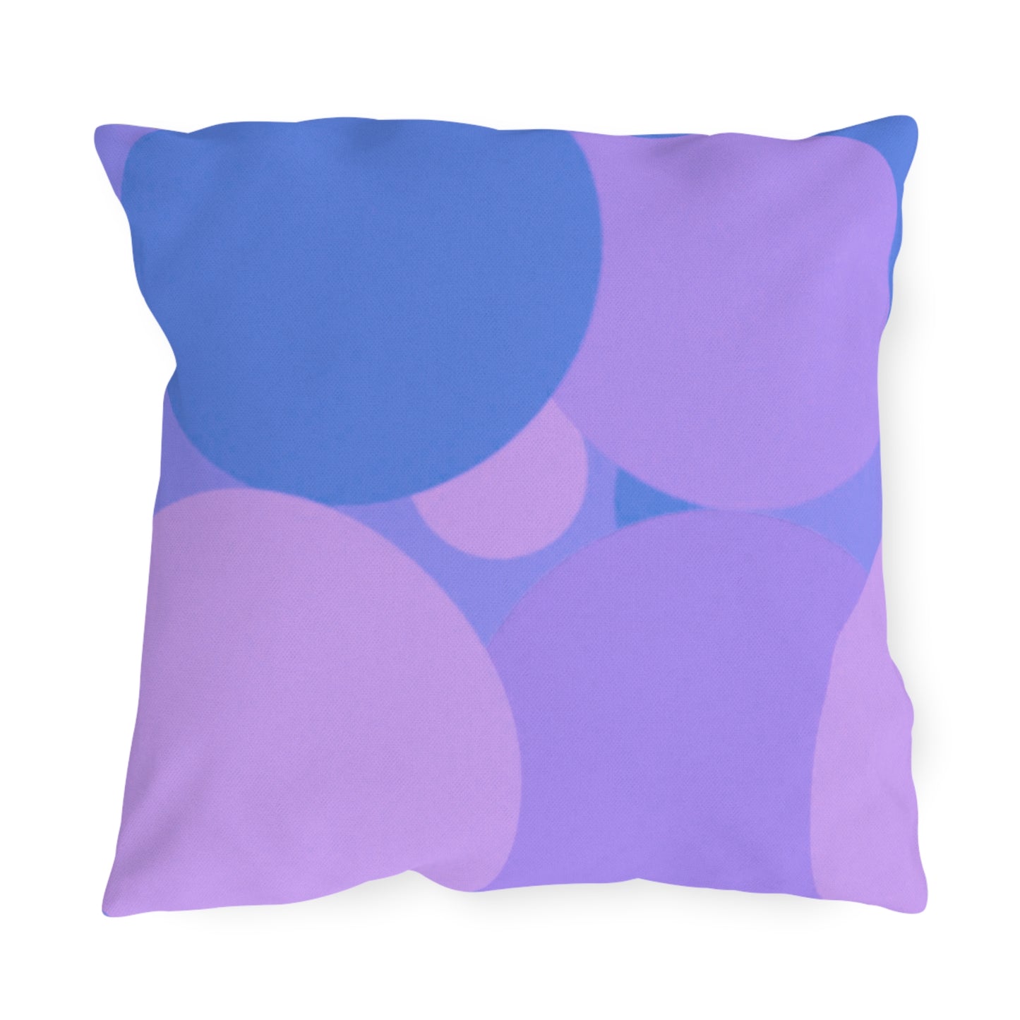 Pastel Purple Family Patches 18" x 18" Outdoor Pillow
