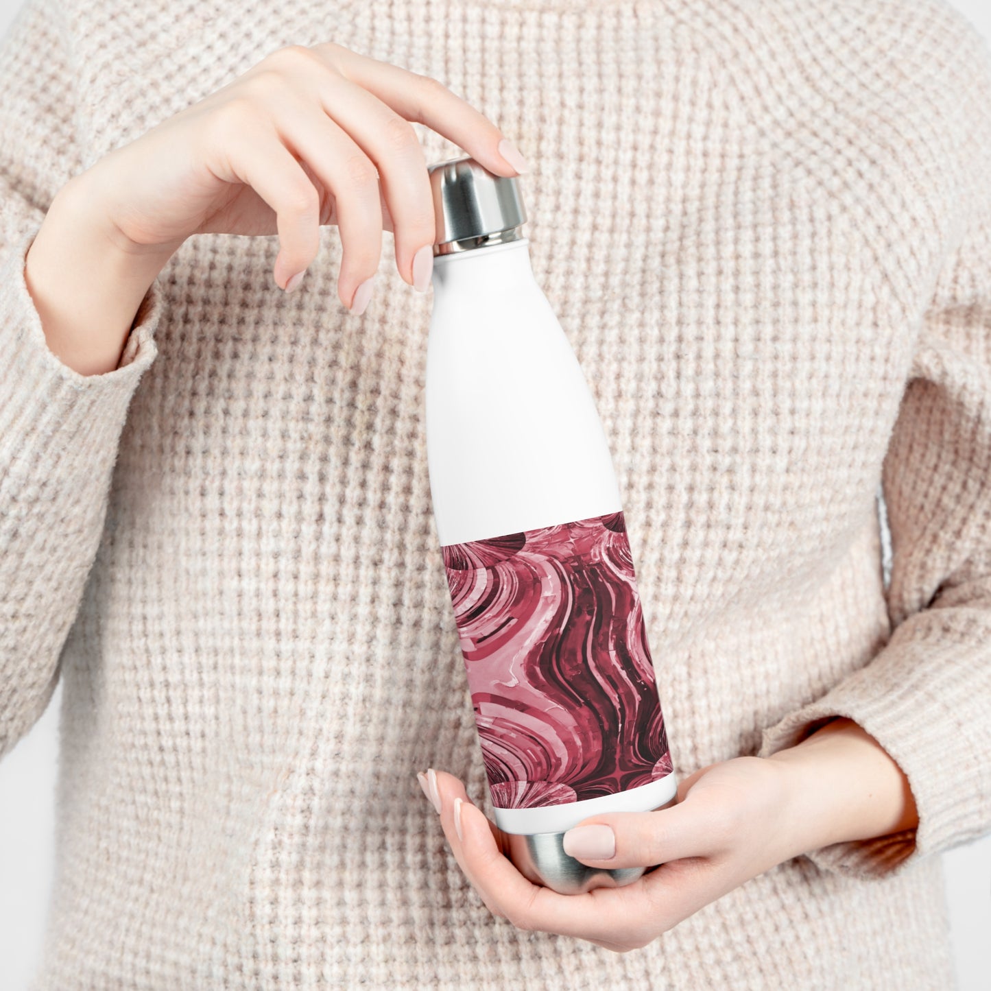 Uzi Spiral Ruby 20oz Insulated Water Bottle