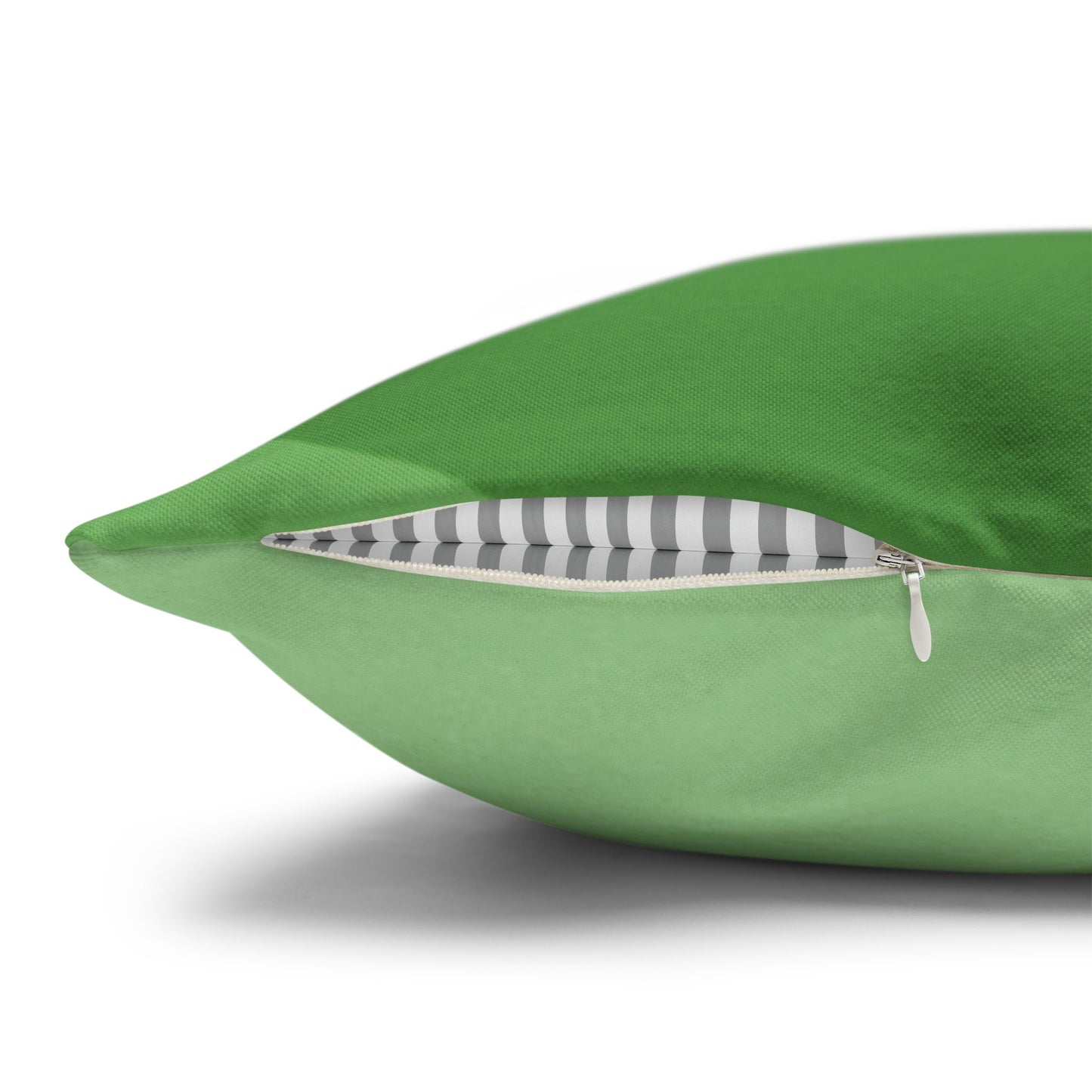 Greenie Meanie Wavey Spun Polyester Square Pillowcase, 14" x 14"