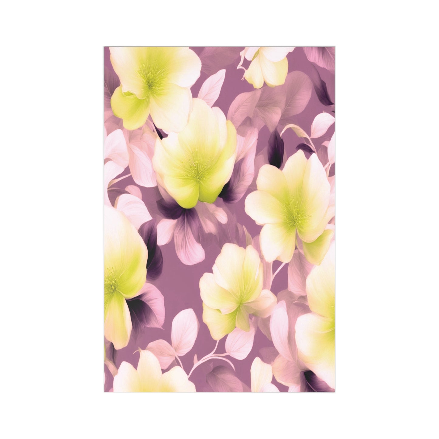 Lemon Blossom Floral Bunch Postcards (7 pcs)