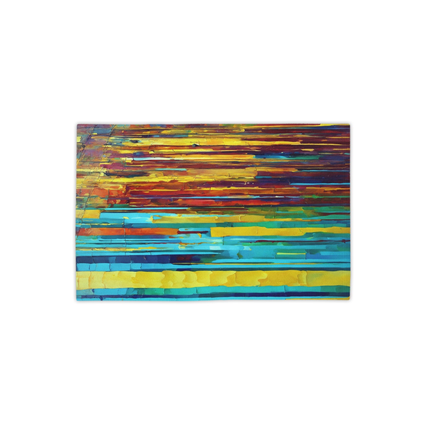 Striped Alpha Beach Towel, 18" x 27"