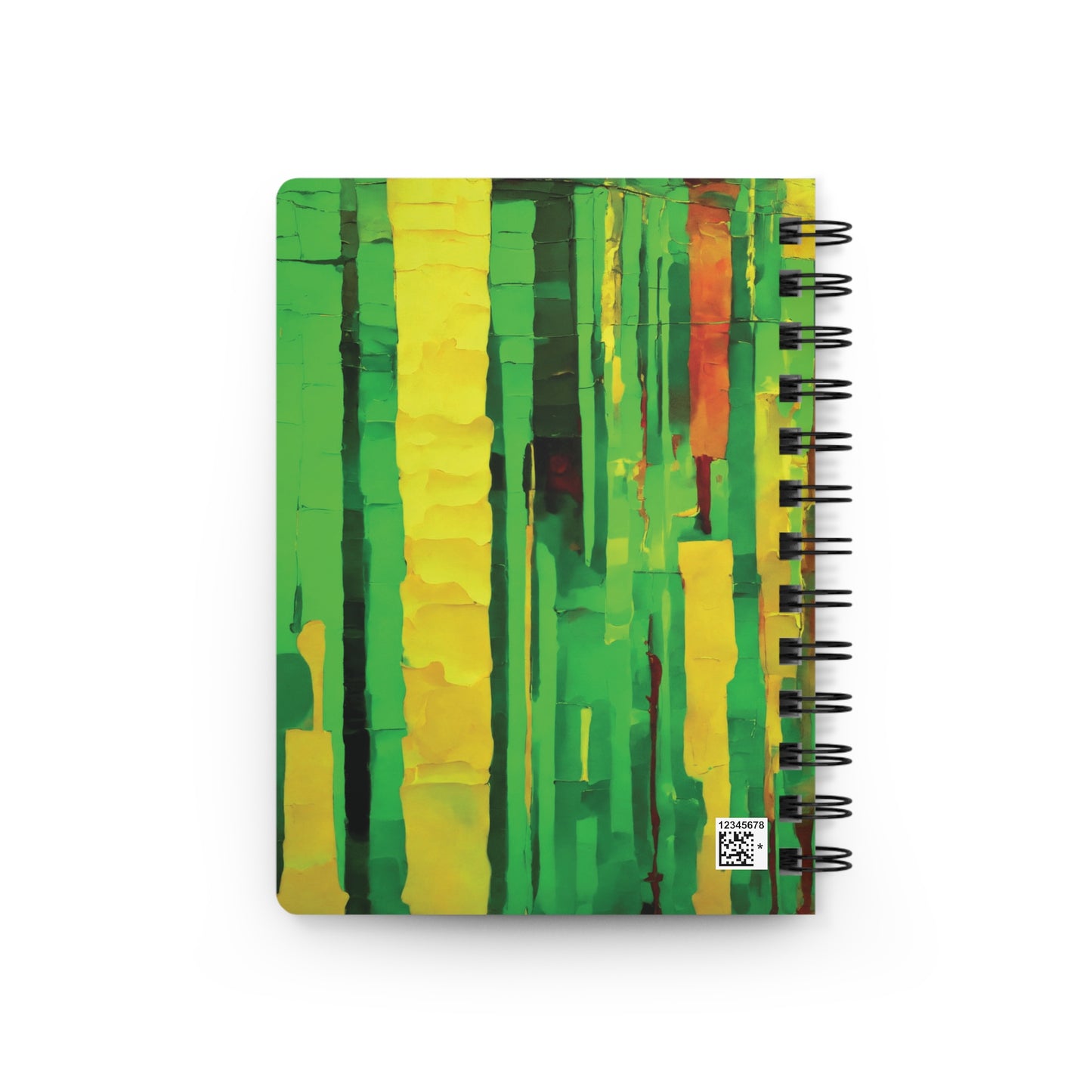 Striped Beta Spiral Bound Journal, 5" x 7" 150 pages