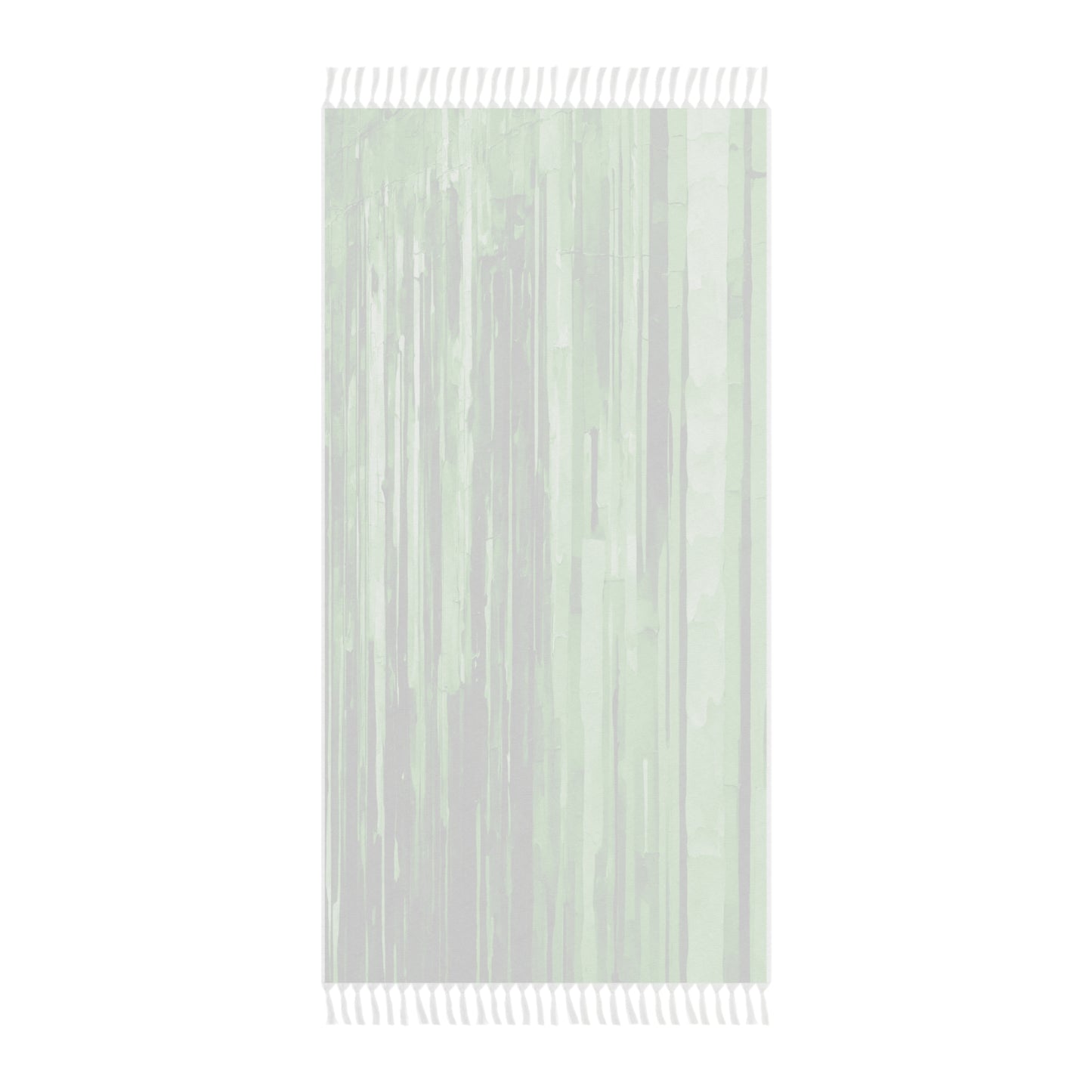 Striped Mint Pastel 38" × 81" Boho Beach Cloth