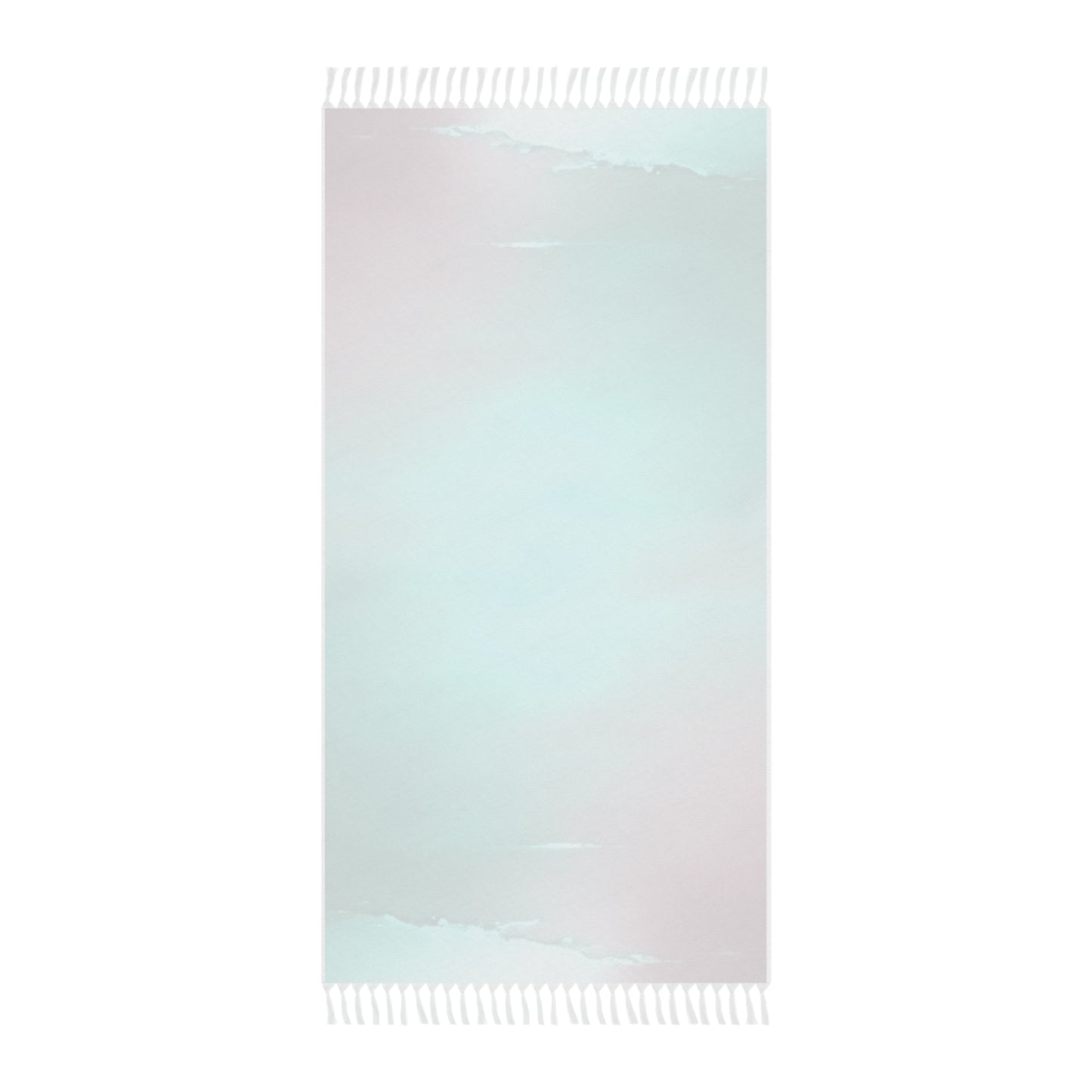 Green Sea Lavender Fog 38" × 81" Boho Beach Cloth