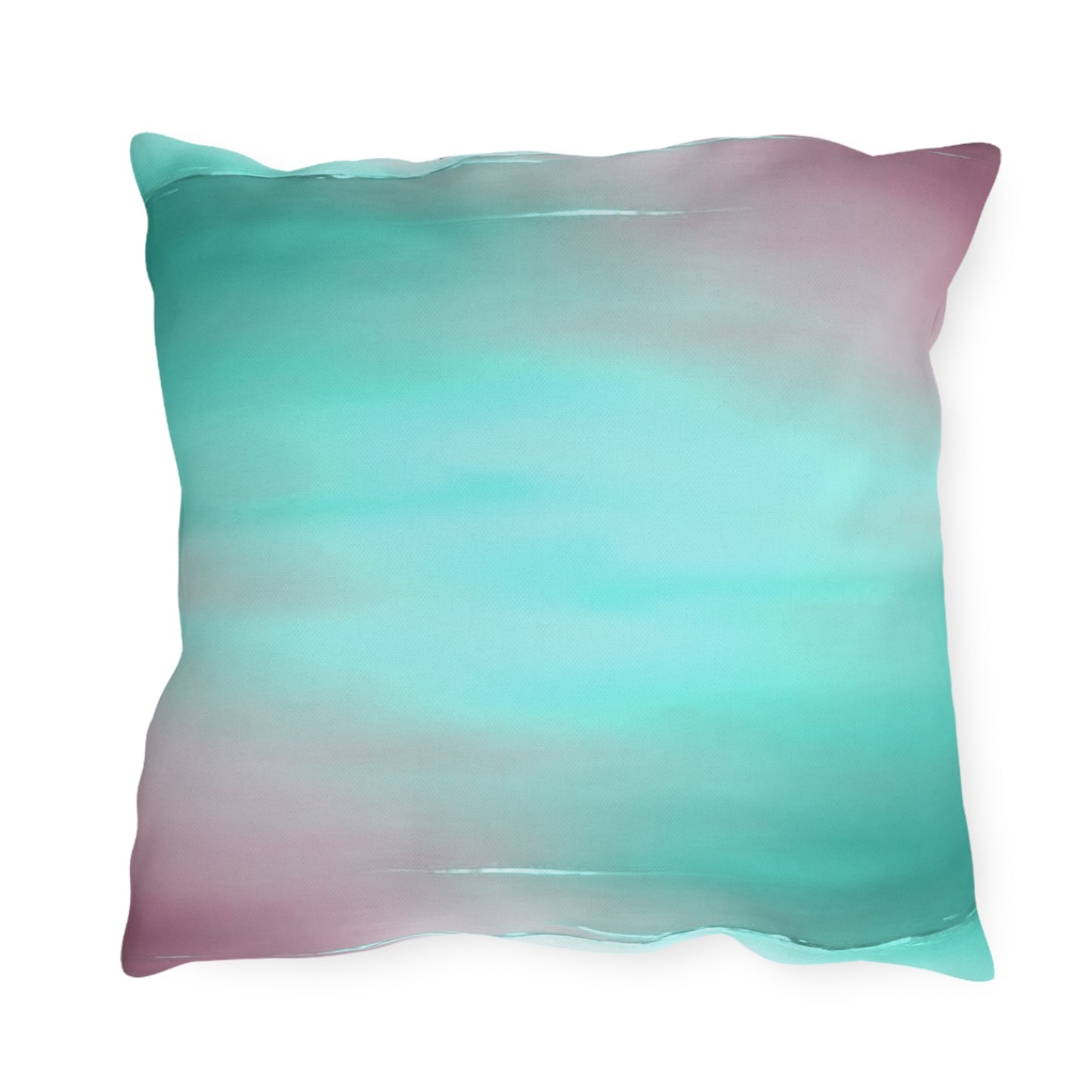 Green Sea Lavender Fog 18" x 18" Outdoor Pillow