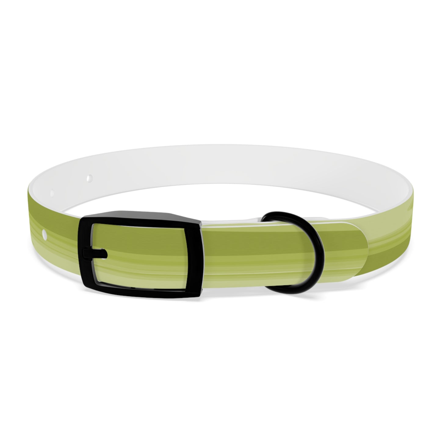 Lemon Wavey Small Dog Collar