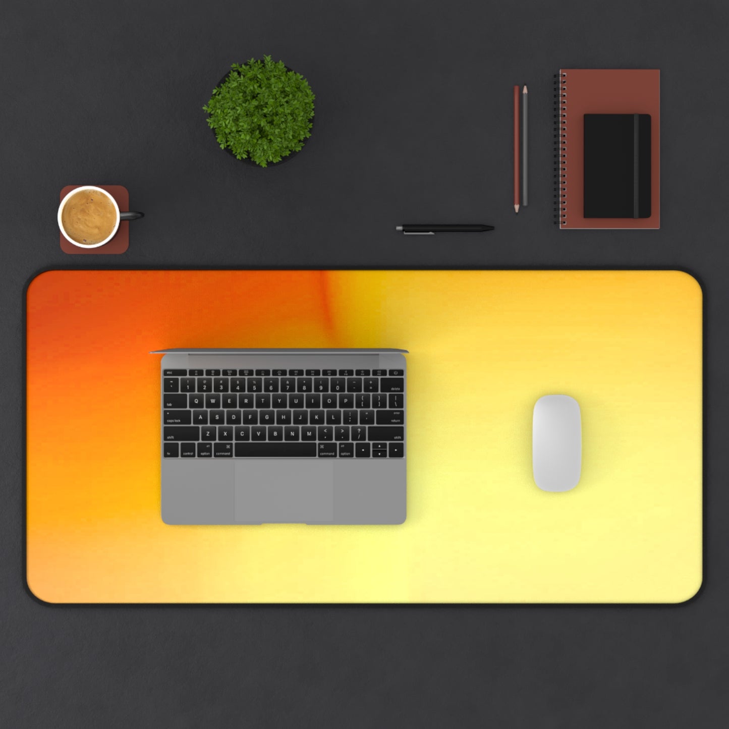 Phoenix Fade 16" x 32" Desk Mat