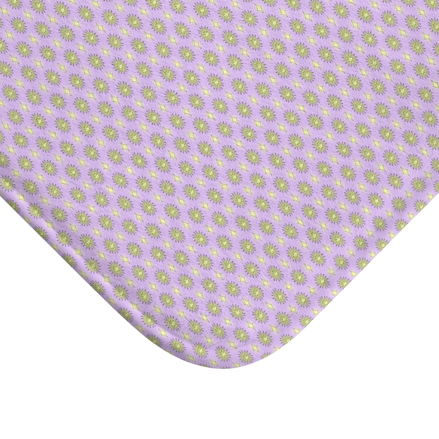 Magenta Star-crossed Bodies 24" x 17" Bath Mat