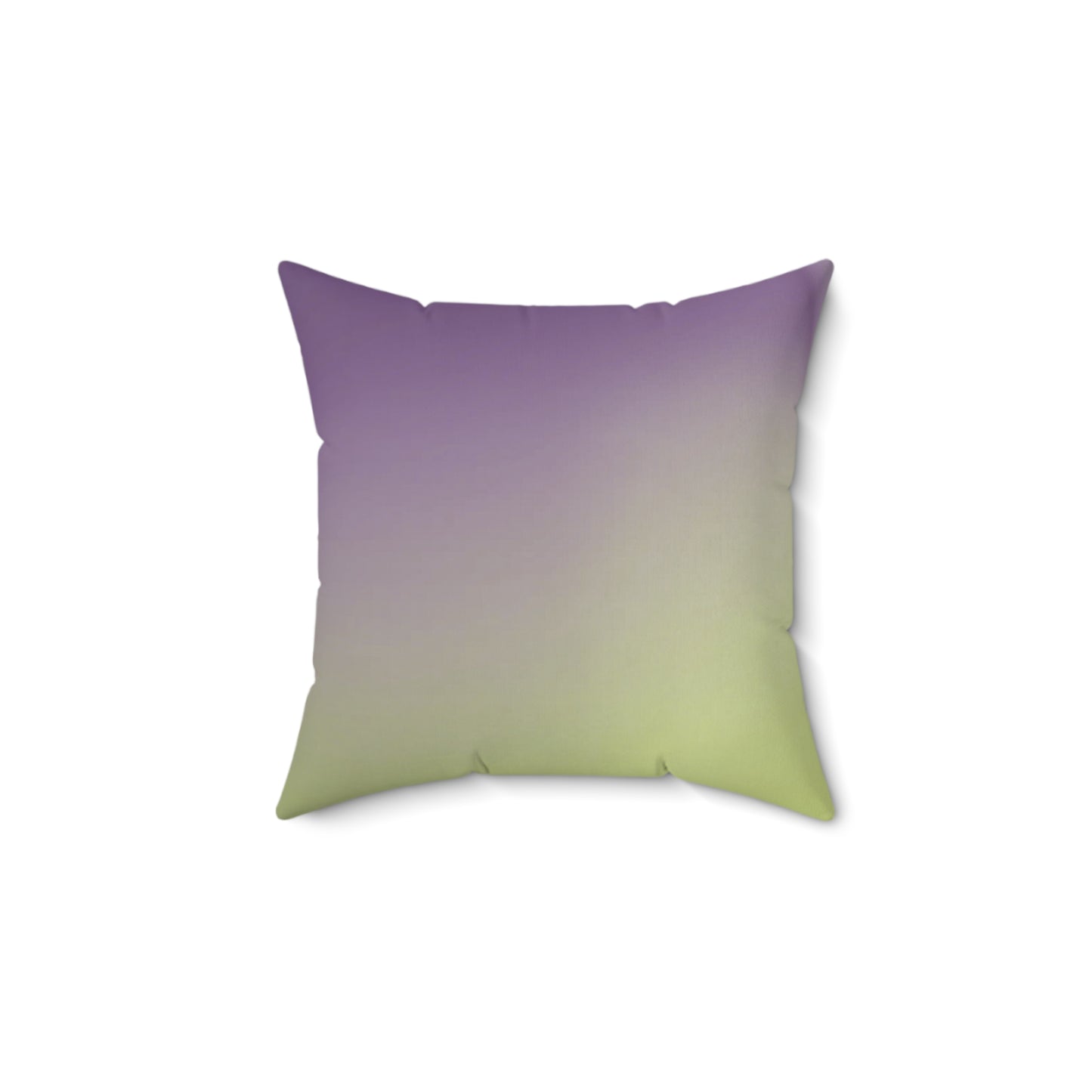 Purple Golden Fade 14" x 14" Faux Suede Square Pillow