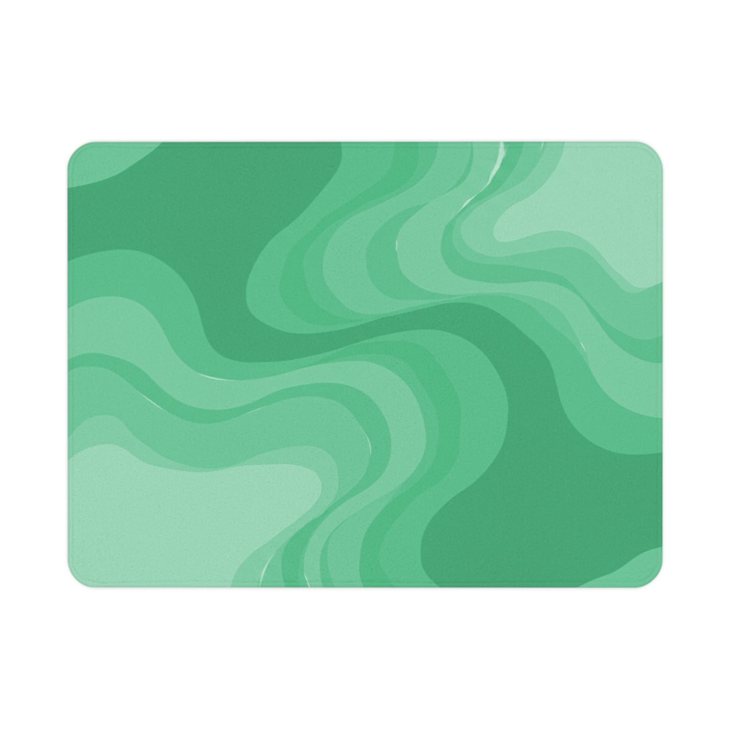 Mint Green Wavey Toddler Blanket, 30" x 40"