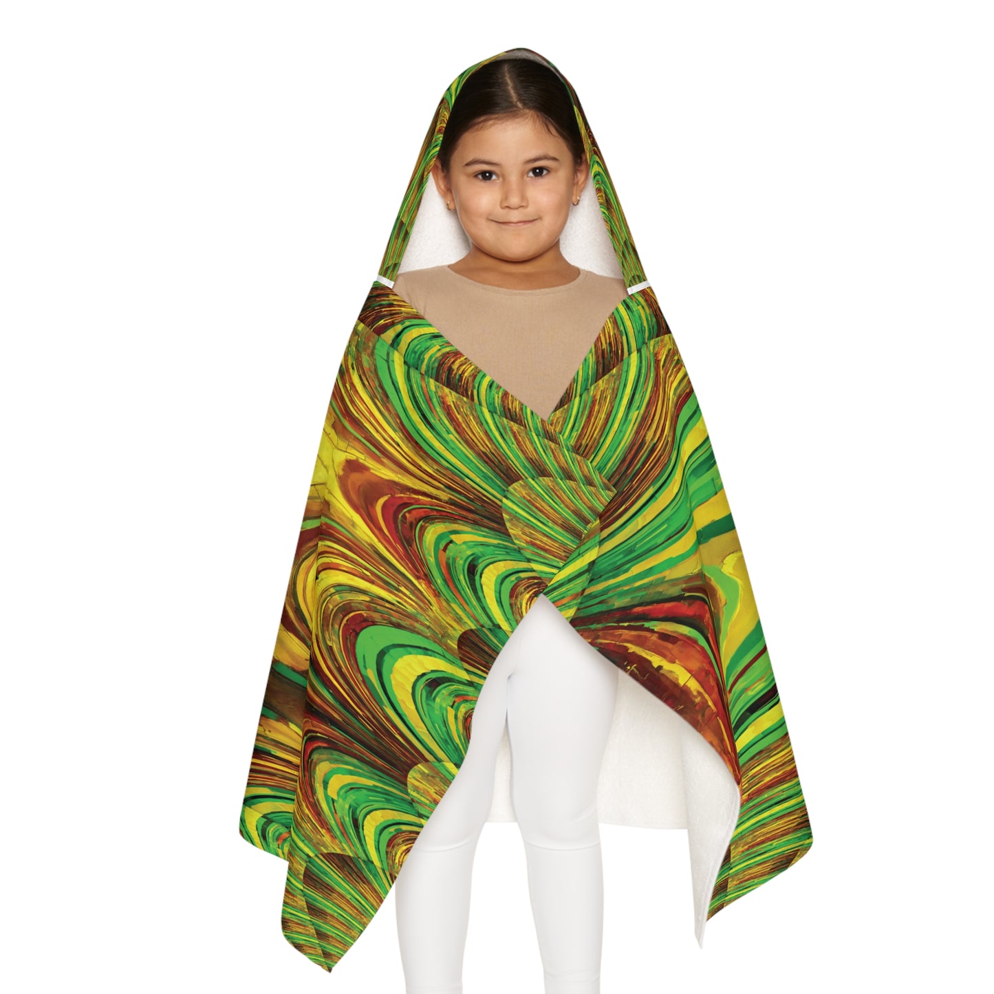 Uzi Spiral Beta Youth Hooded Towel, 24" x 48"