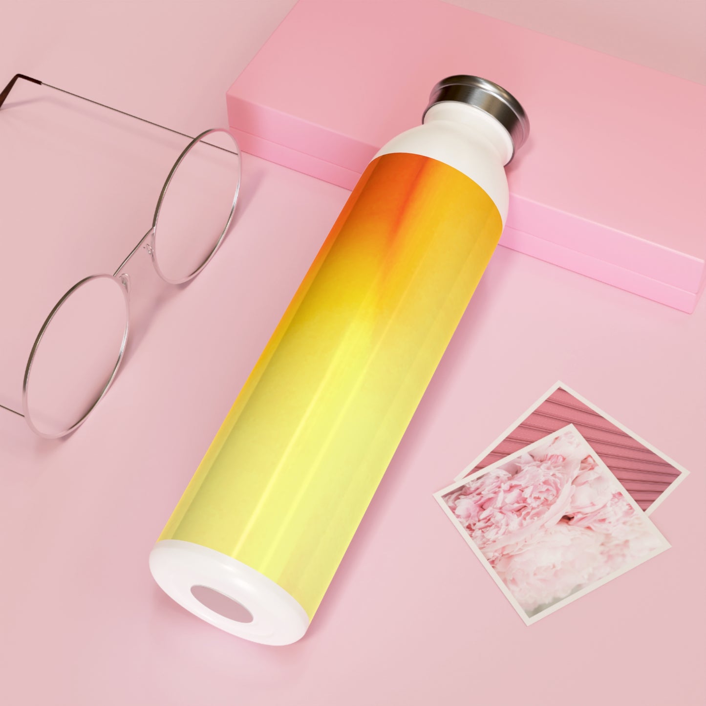 Phoenix Fade Slim Water Bottle, 20 oz White
