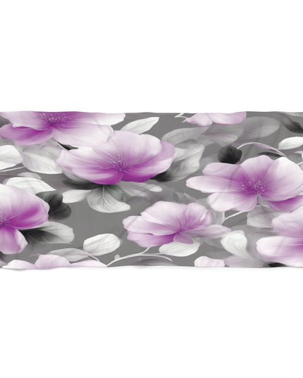 Purple Blossom Floral Bunch 30" x 60" Beach Towel