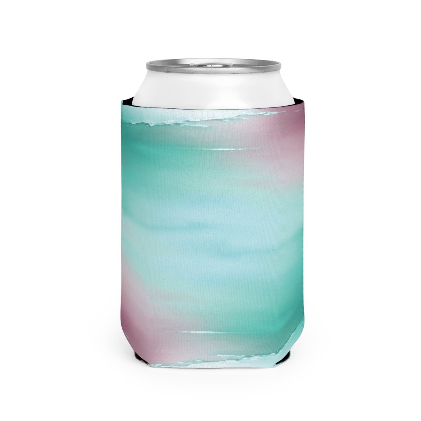 Green Sea Lavender Fog 12 oz Can Cooler Sleeve