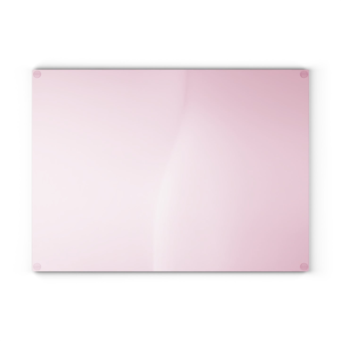 Pink Blush Fade 11" x 15" Glass Cutting Board
