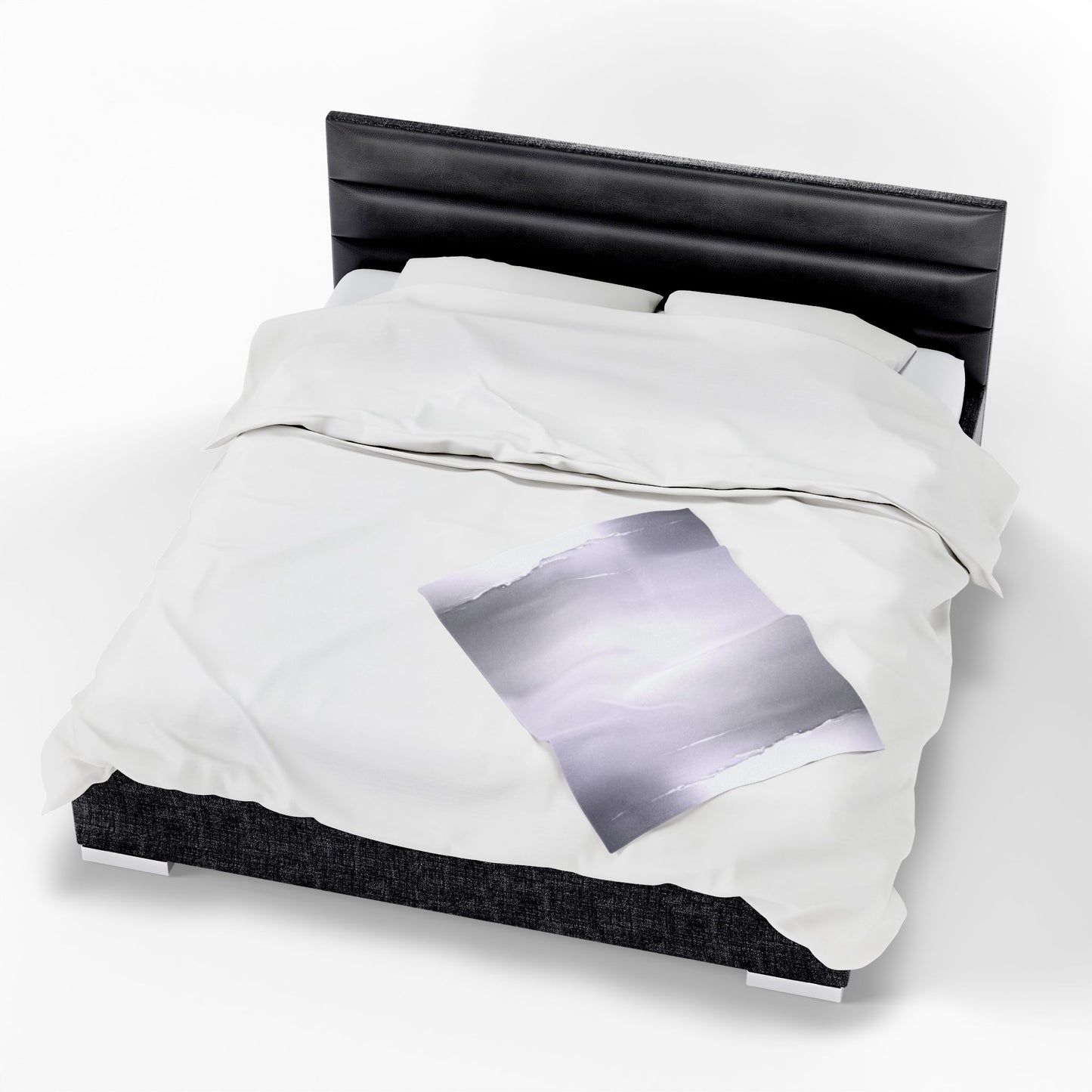 Sephia Sea Dark Fog Velveteen Plush Blanket, 30" x 40"
